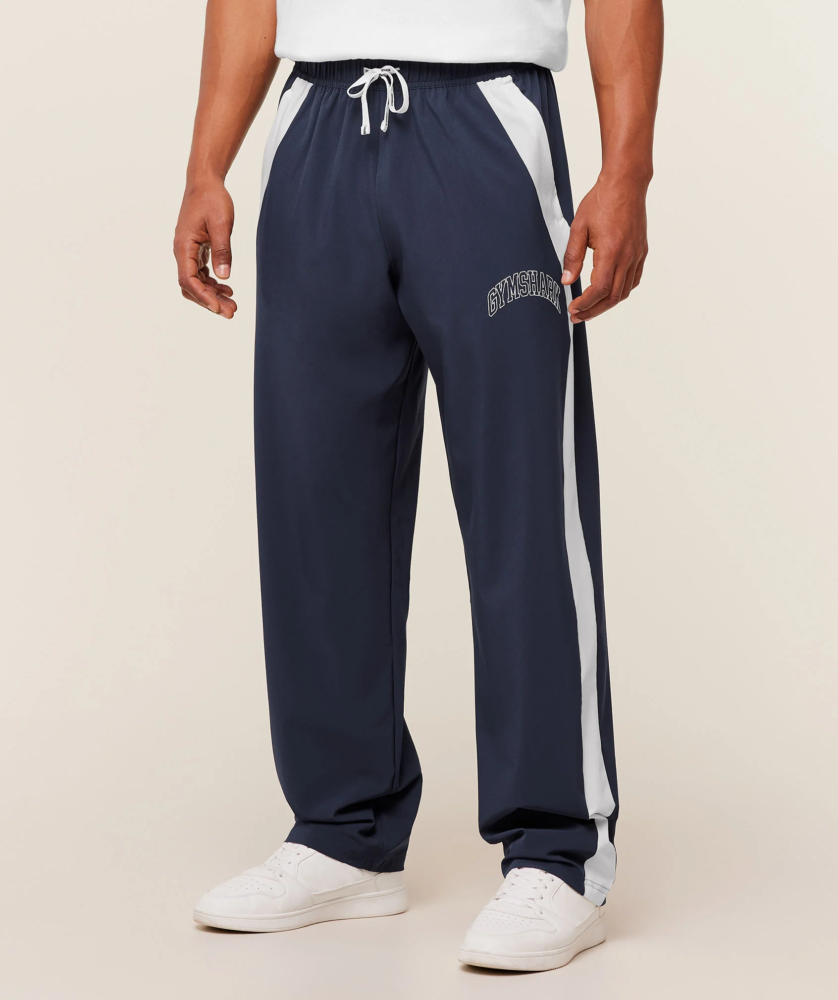 Gymshark Collegiate Tech Pant with Drawcord Waist and Side Pockets