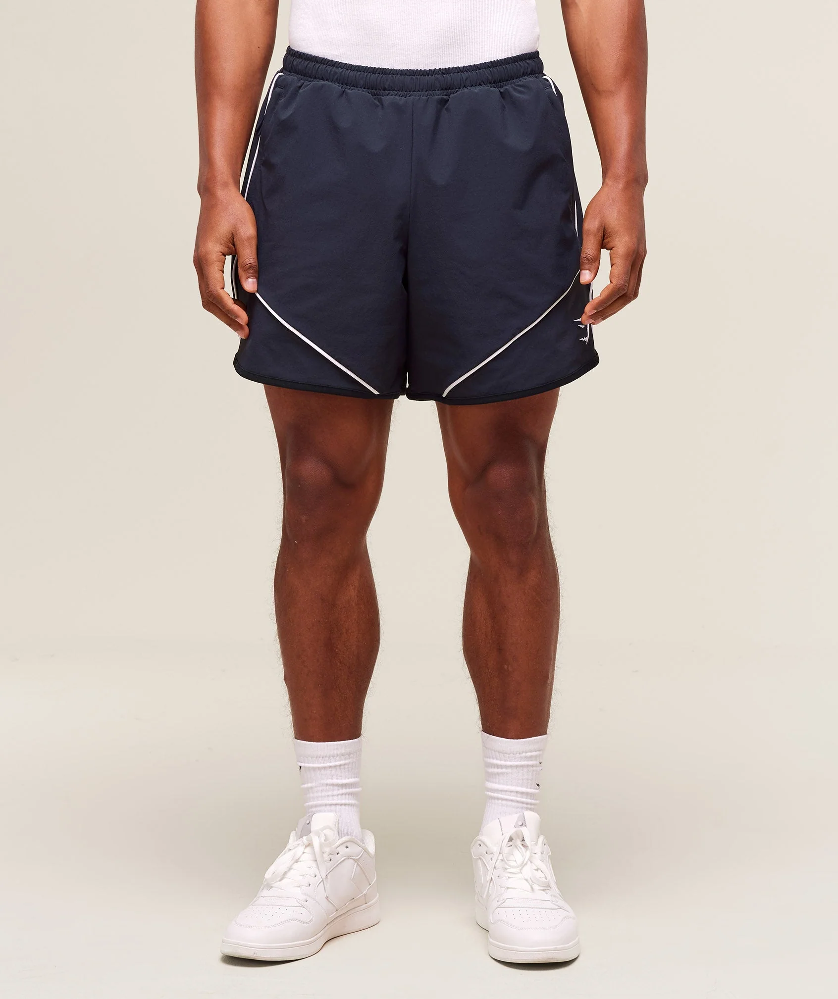 Gymshark Retro Short with Contrast Detailing and Drawcord Waist