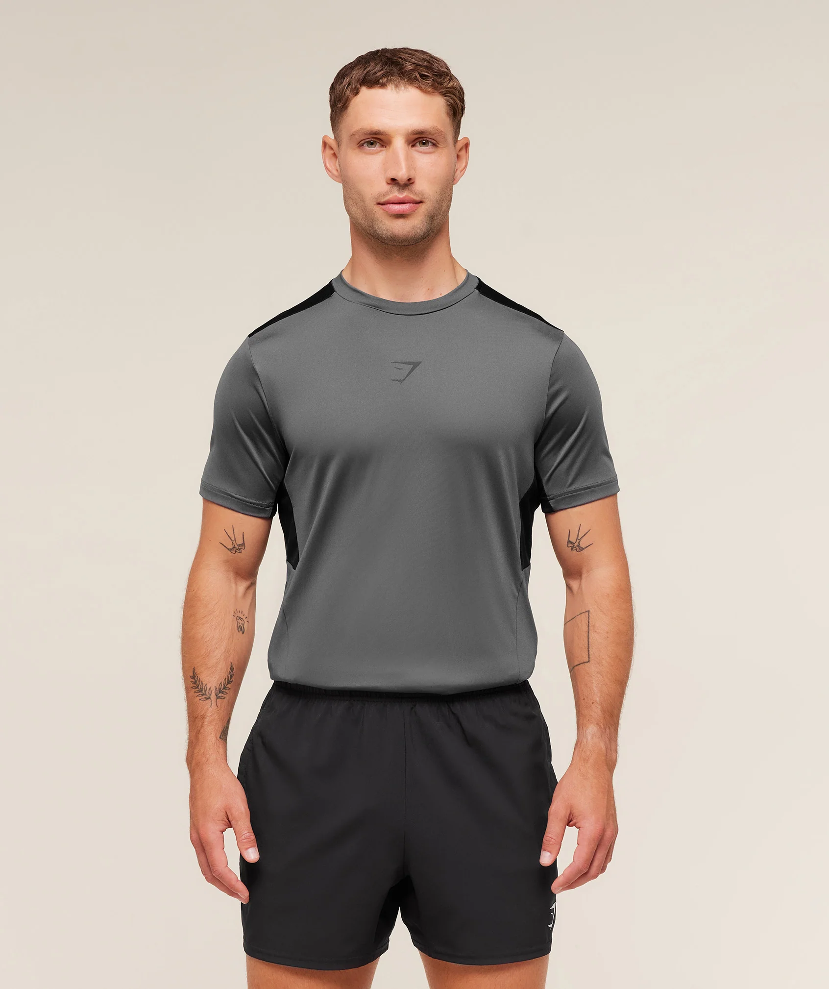 Gymshark Sport T-Shirt Lightweight Breathable Training Tee Grey