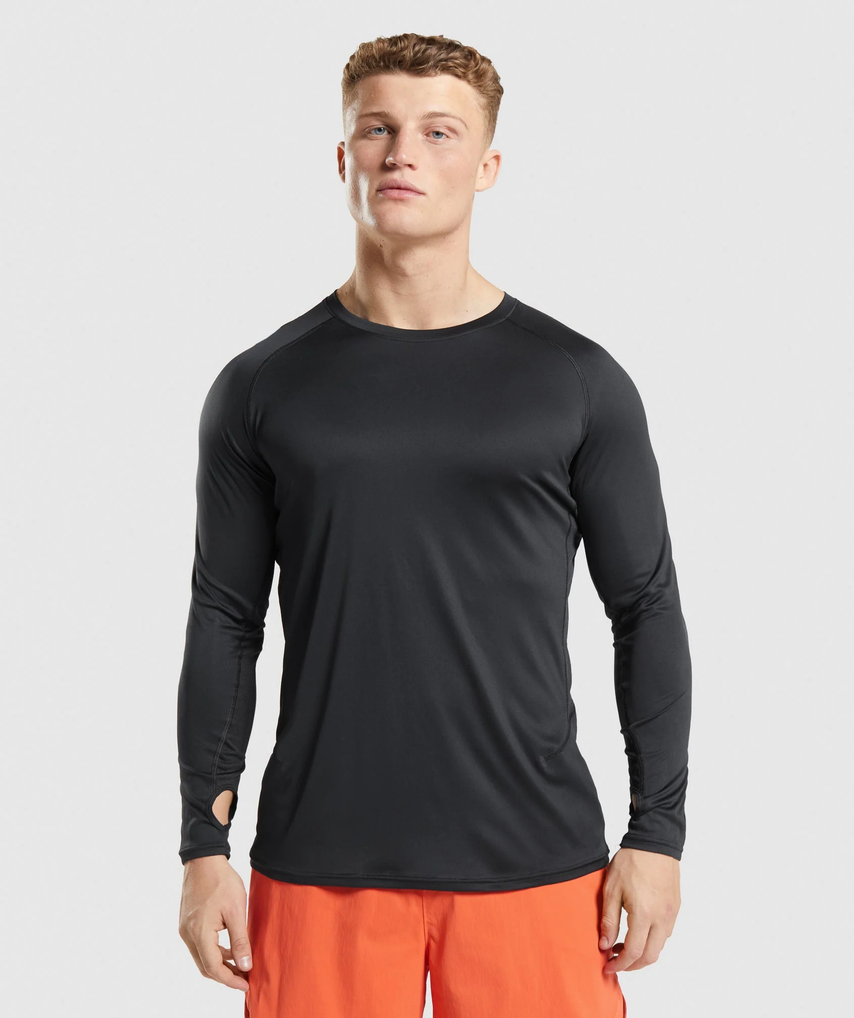 Speed Long Sleeve T-Shirt Slim Fit with Reflective Logo