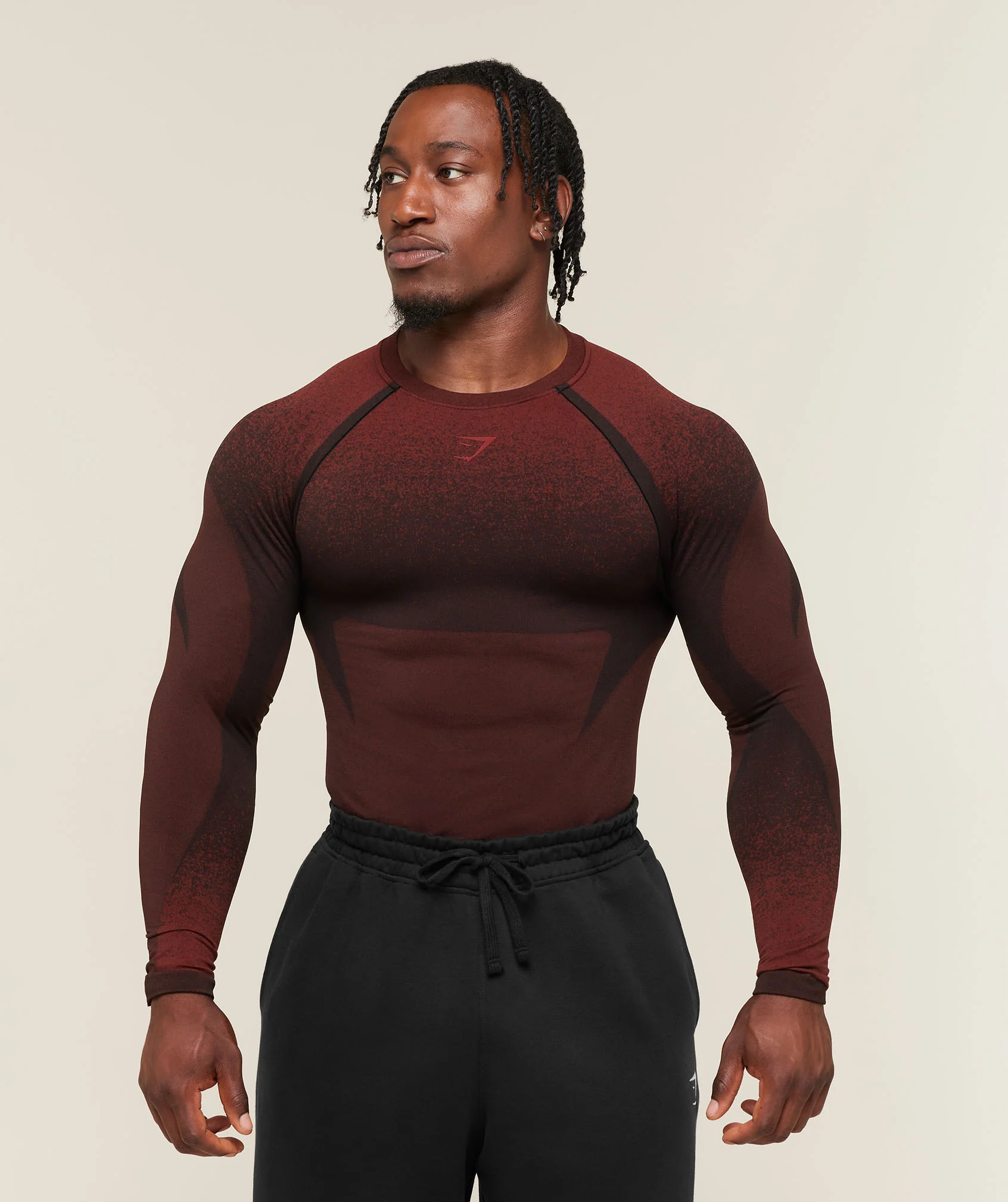 Gymshark Shadow Seamless Long Sleeve T-Shirt Muscle Fit