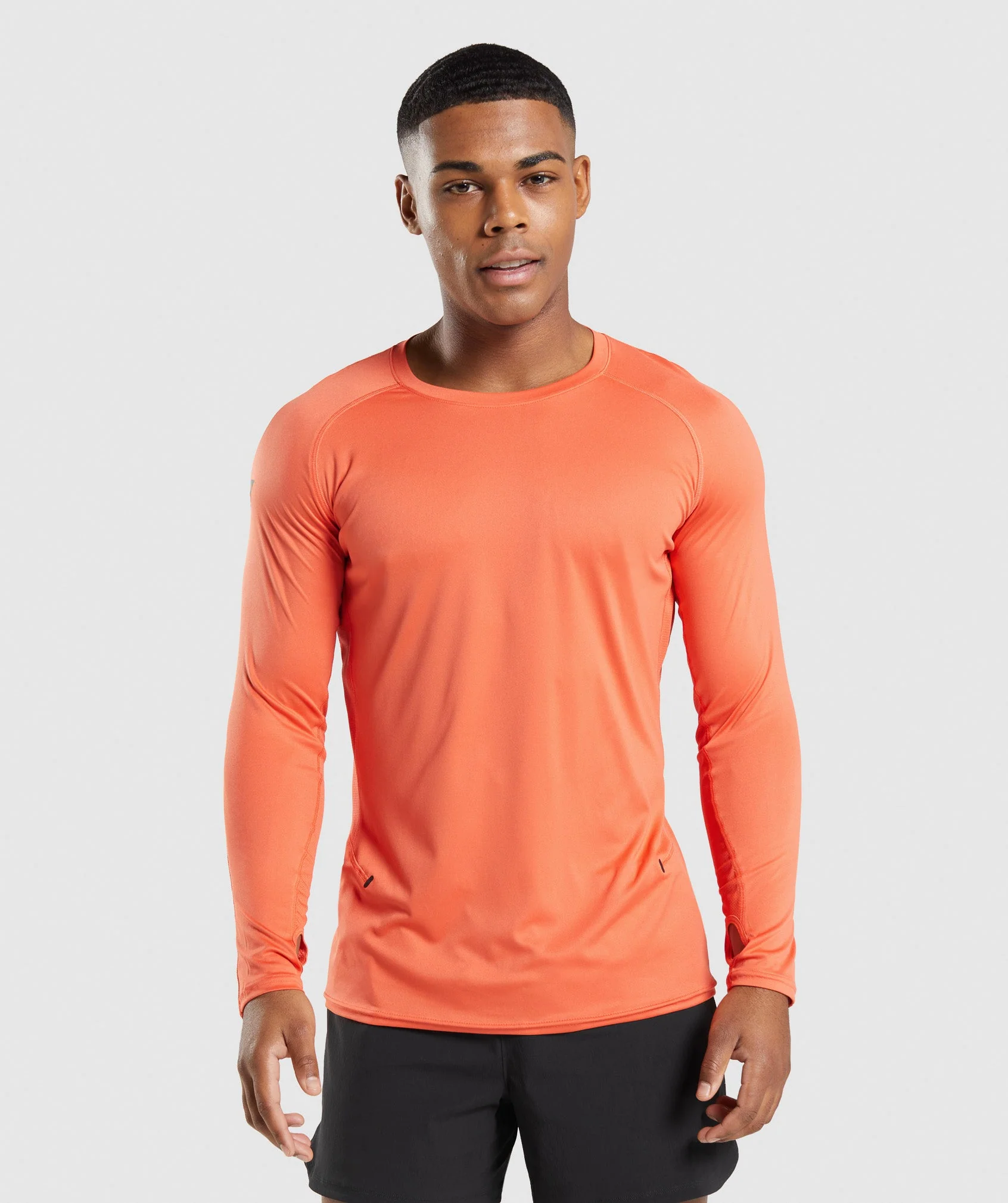 Gymshark Speed Long Sleeve T-Shirt Papaya Orange
