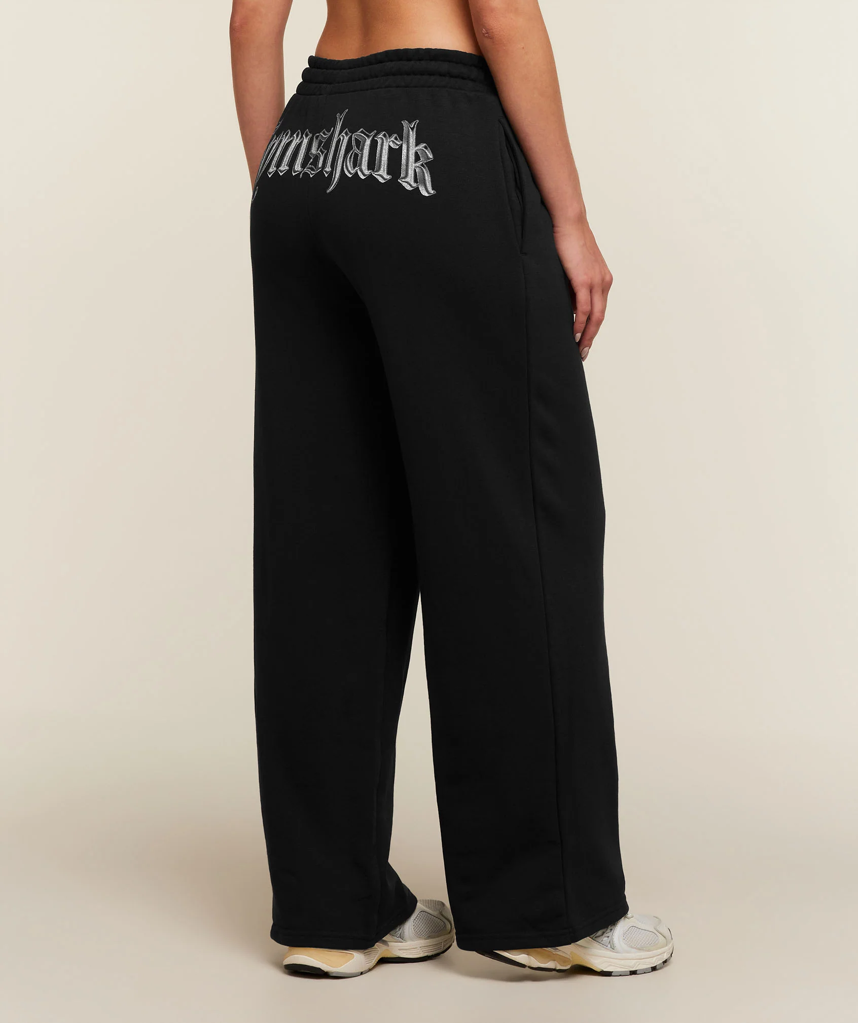 Chrome Graphic Wide Leg Sweatpants for Rest Days