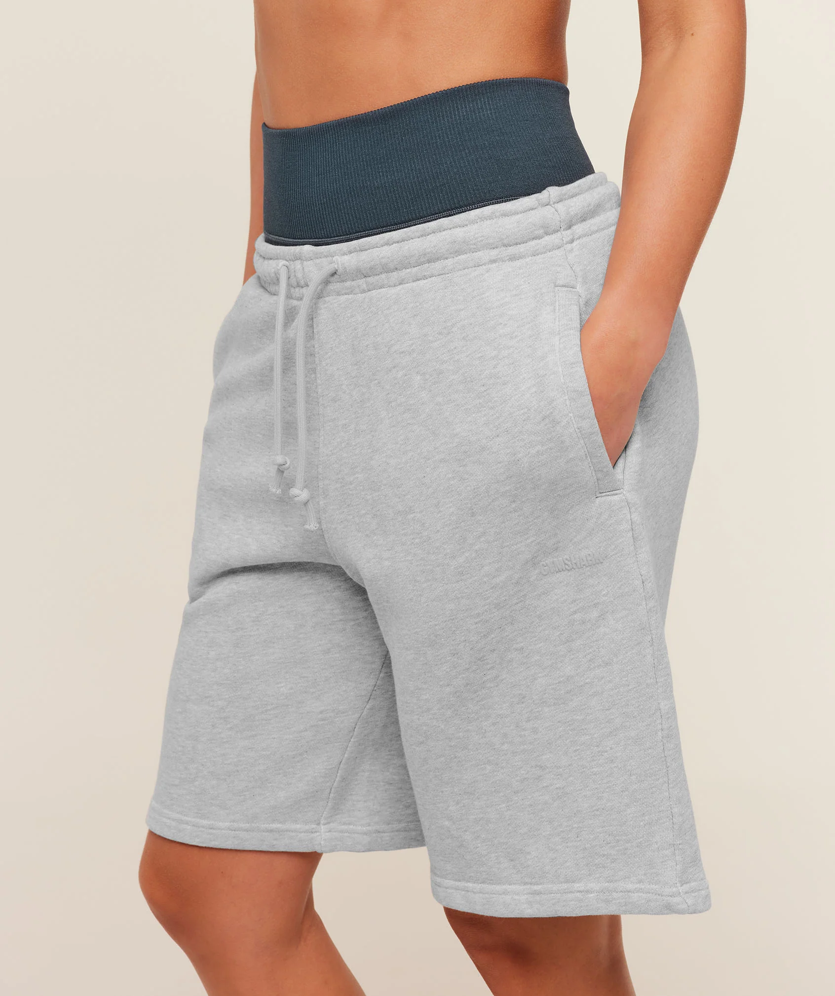 Gymshark To From Shorts in Heavyweight Cotton With Drawcord Waist