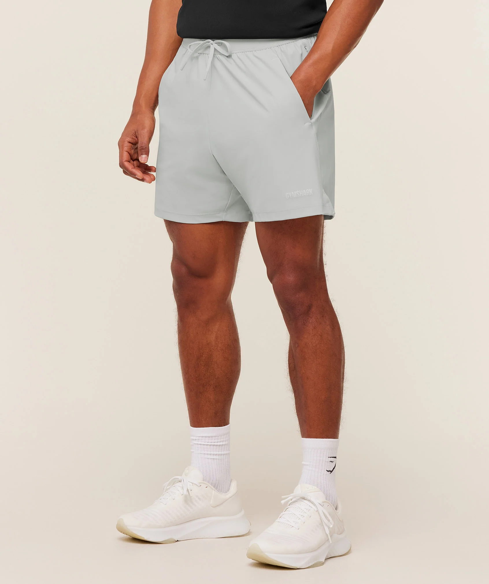 Hybrid 6 Inch Short Slim Fit with Zip Pocket