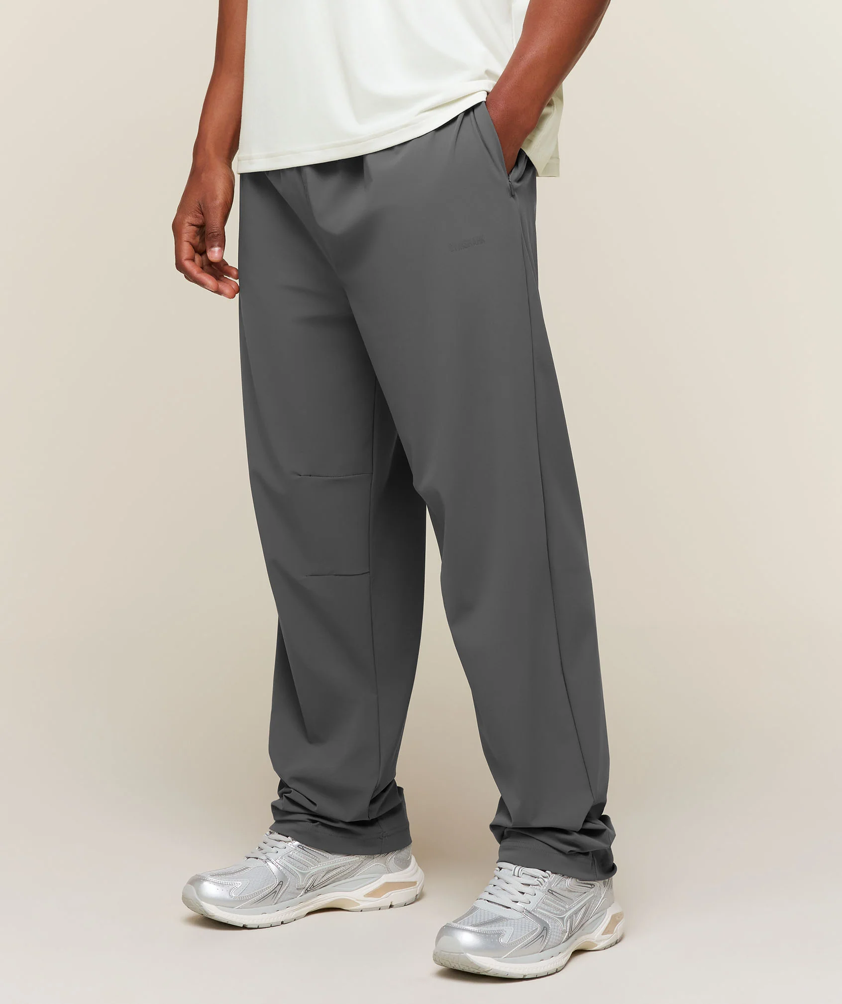 Gymshark Campus Crest Oversized Woven Pant with Zipped Pockets