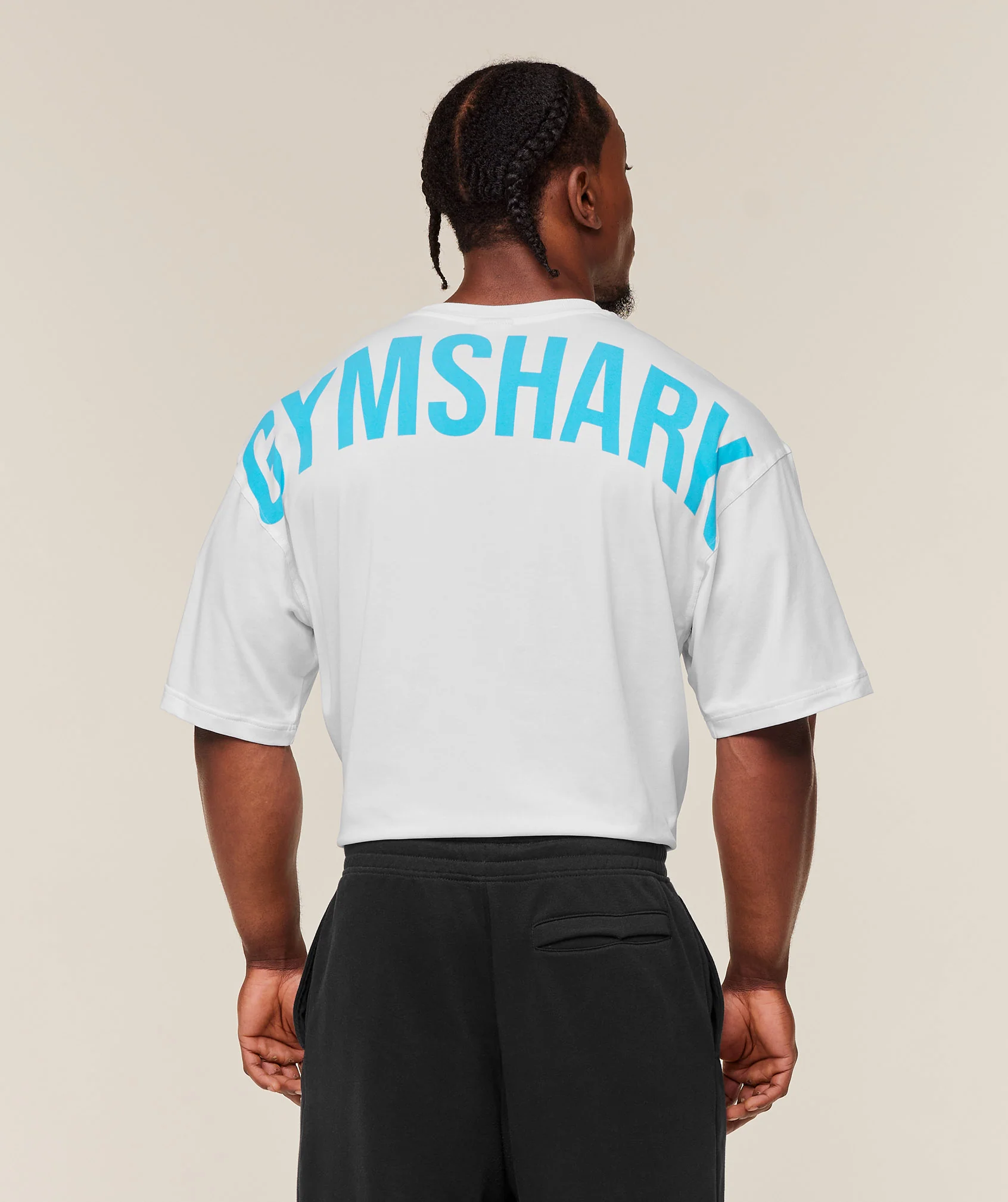Gymshark Power T-Shirt Oversized Fit Cotton Blend Tee