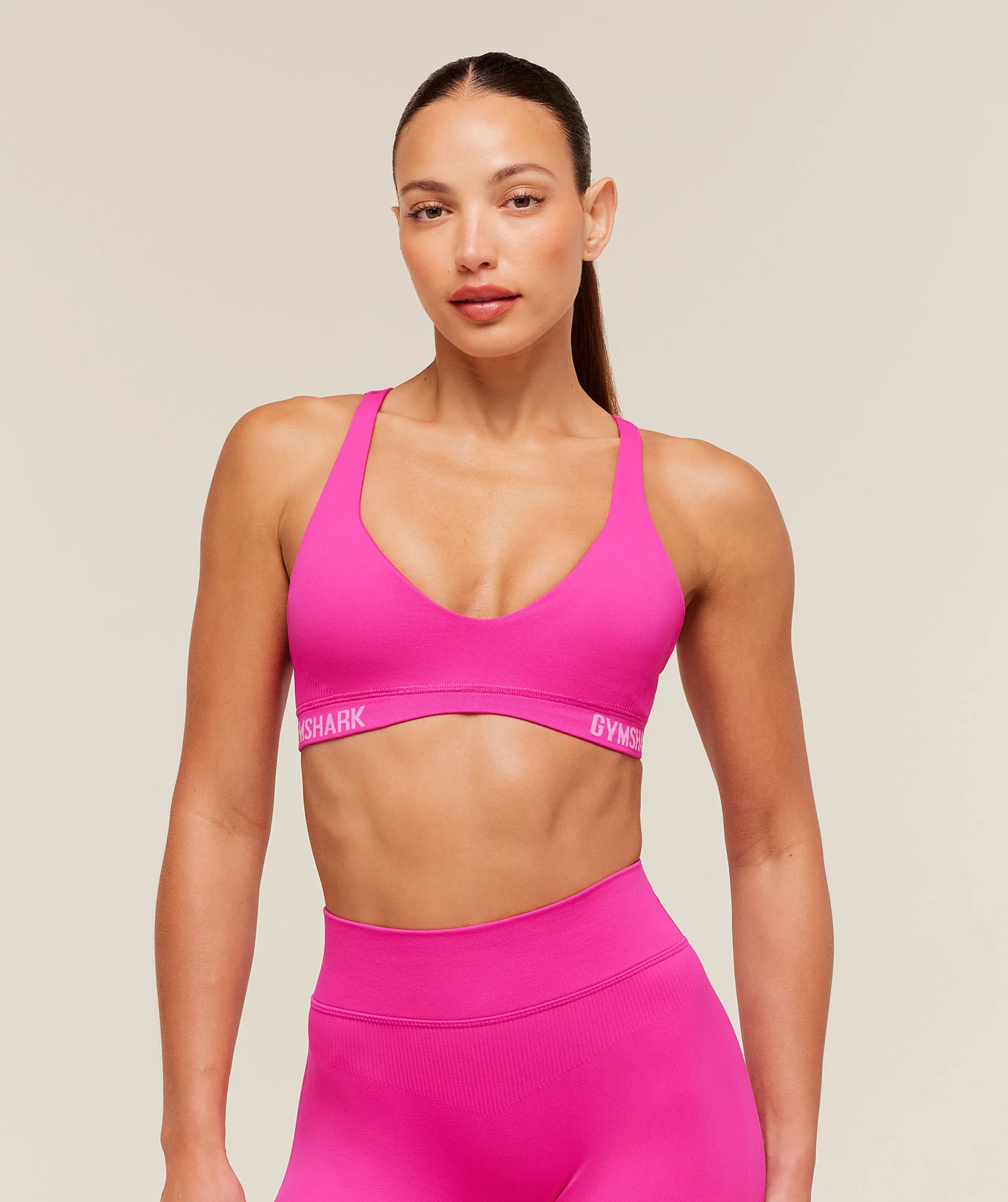 Flex V4 Sports Bra with Deep V Neckline
