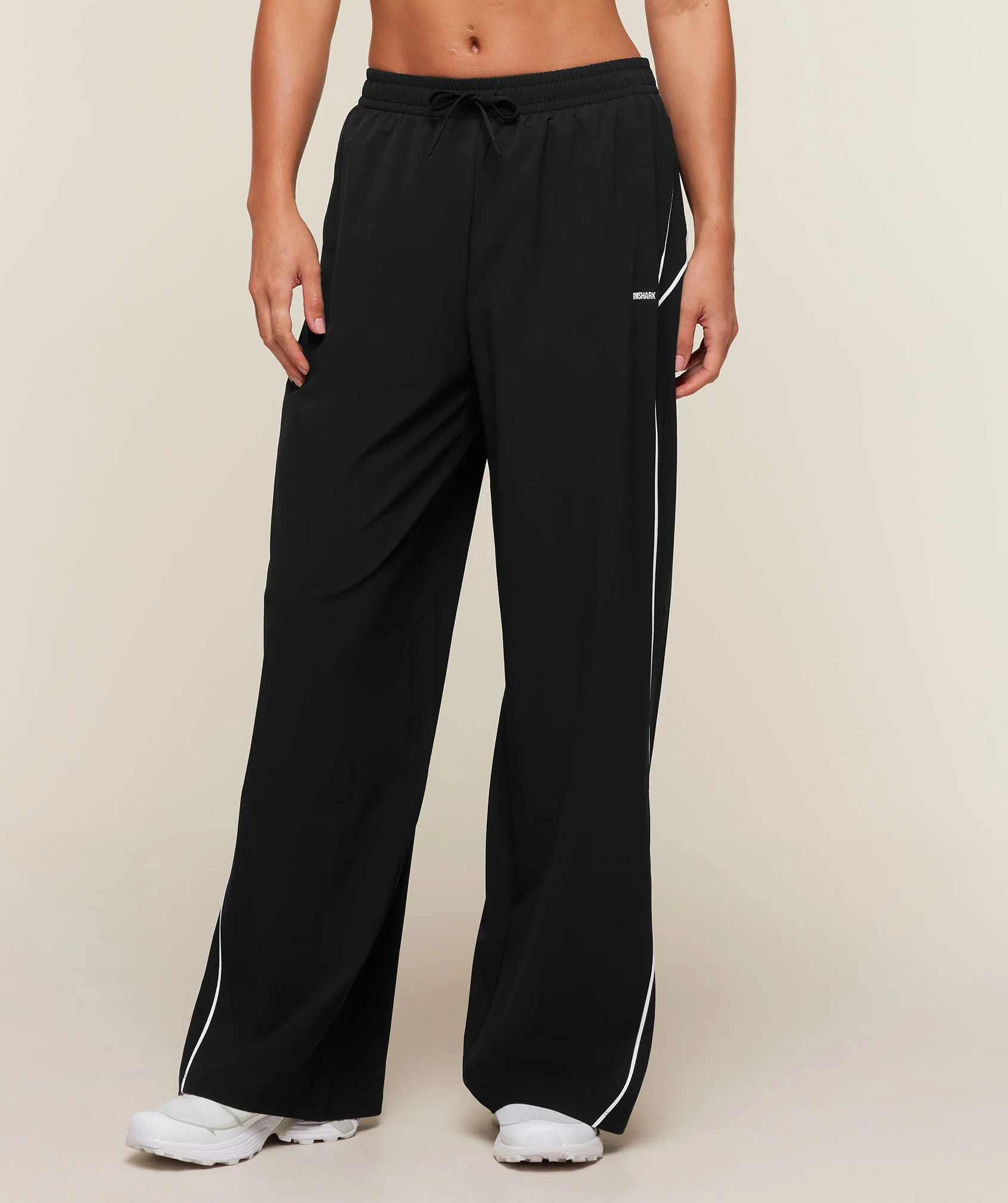 Gymshark Oversized Track Pants with Contrast Piping