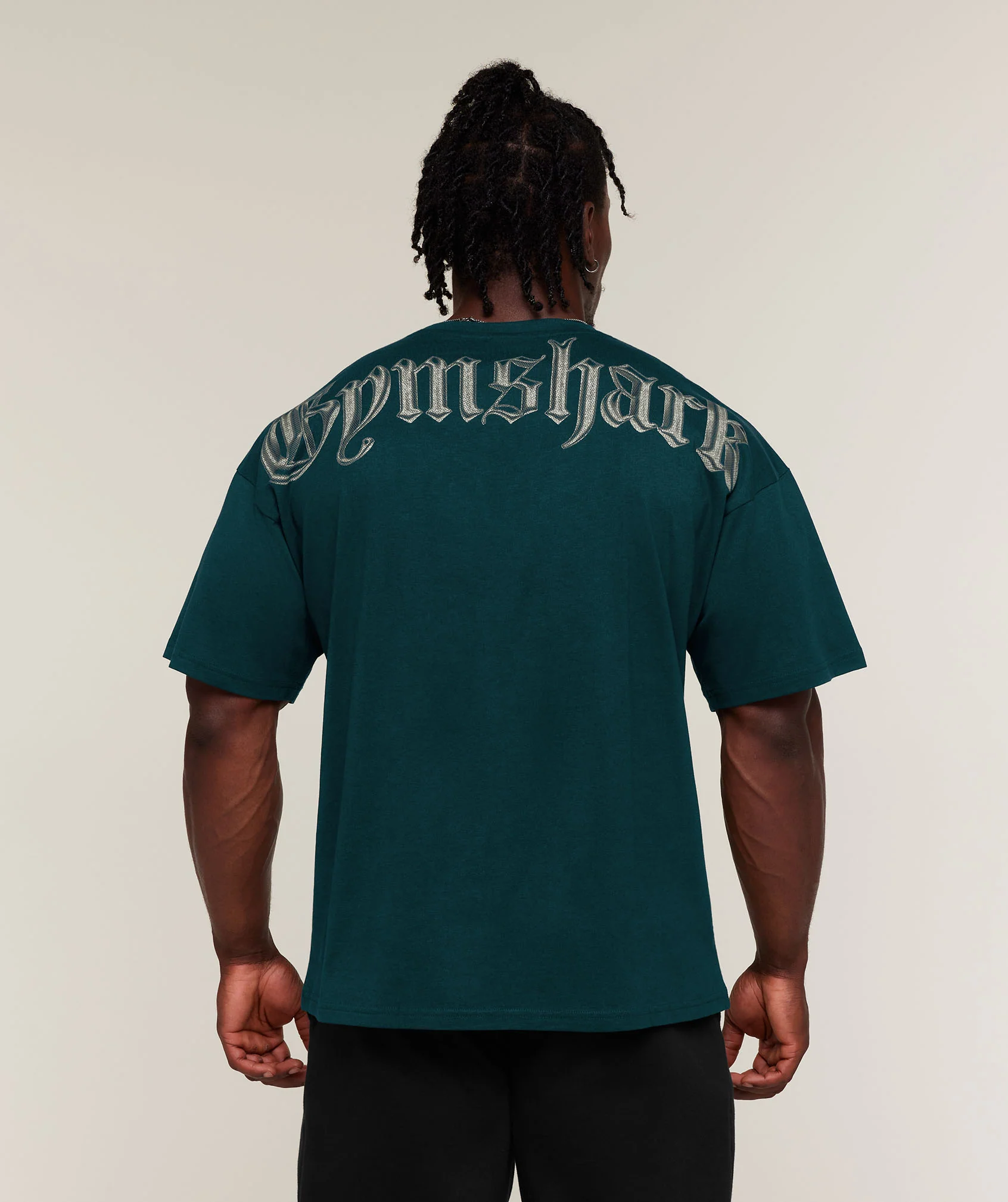 Gymshark Chrome Graphic T-Shirt i teal