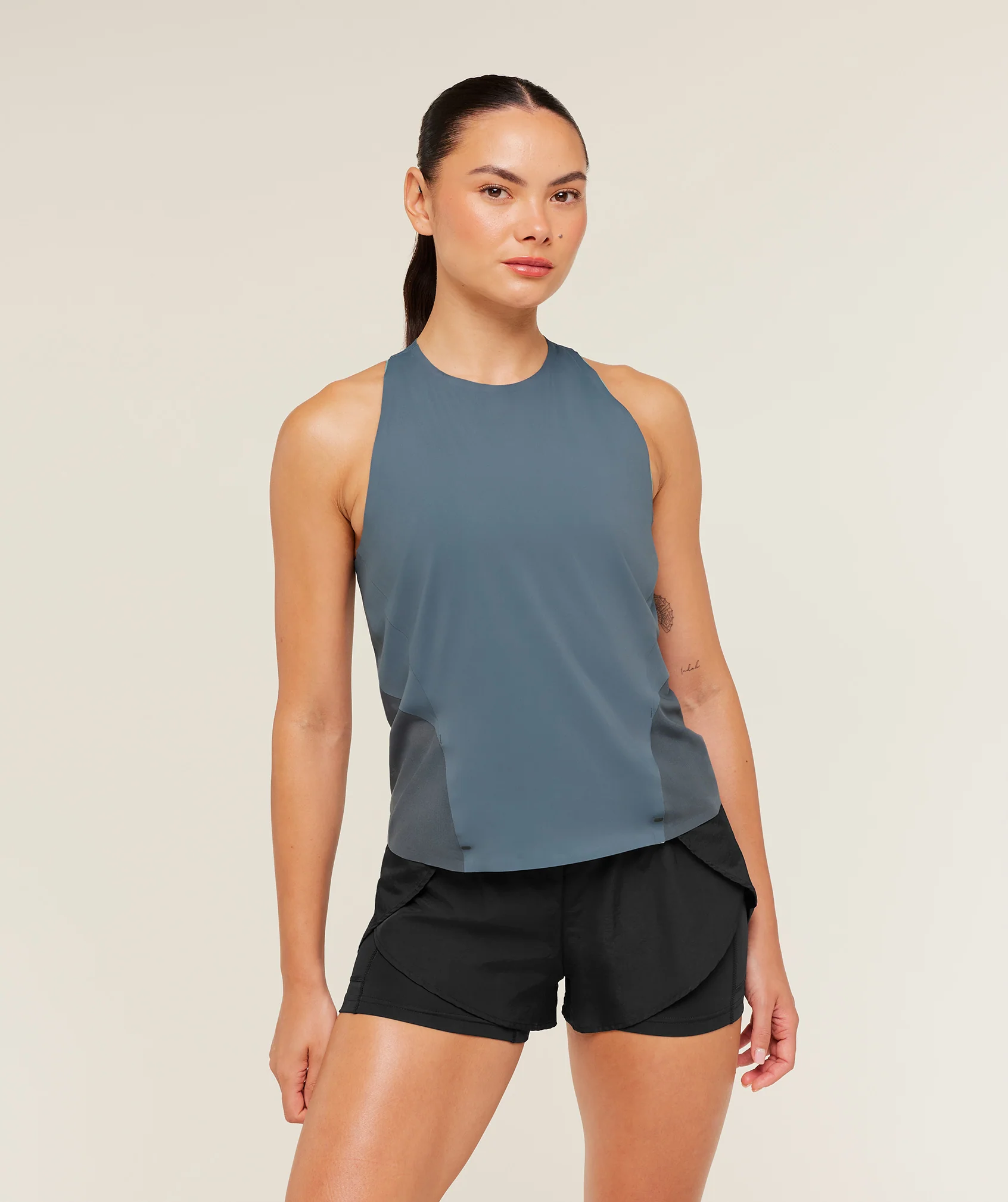 Running Elite Loose Fit Tank with Mesh Back Panels