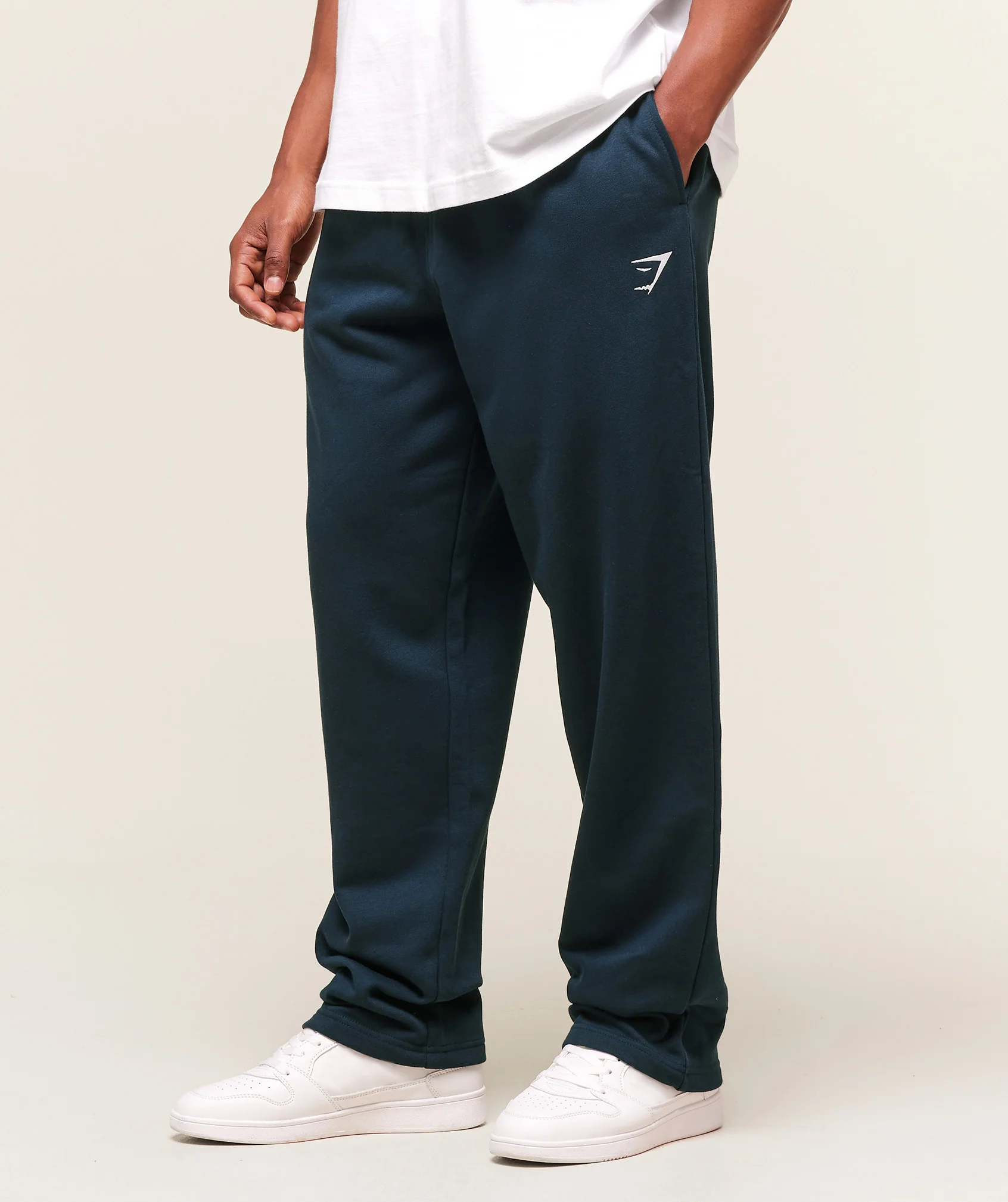Gymshark Crest Straight Leg Sweatpants Cotton Blend