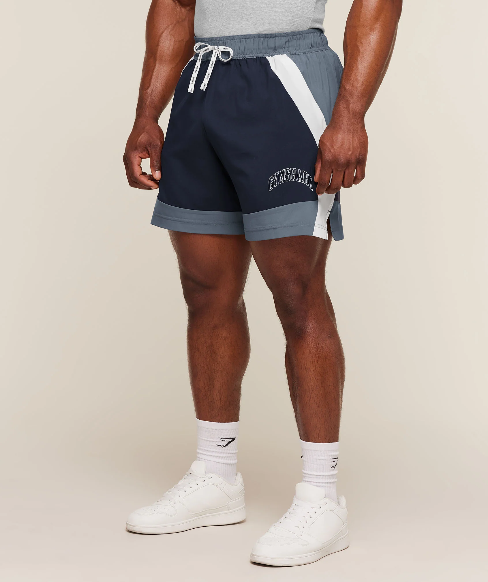 Gymshark Collegiate Tech Shorts in Lightweight Mesh