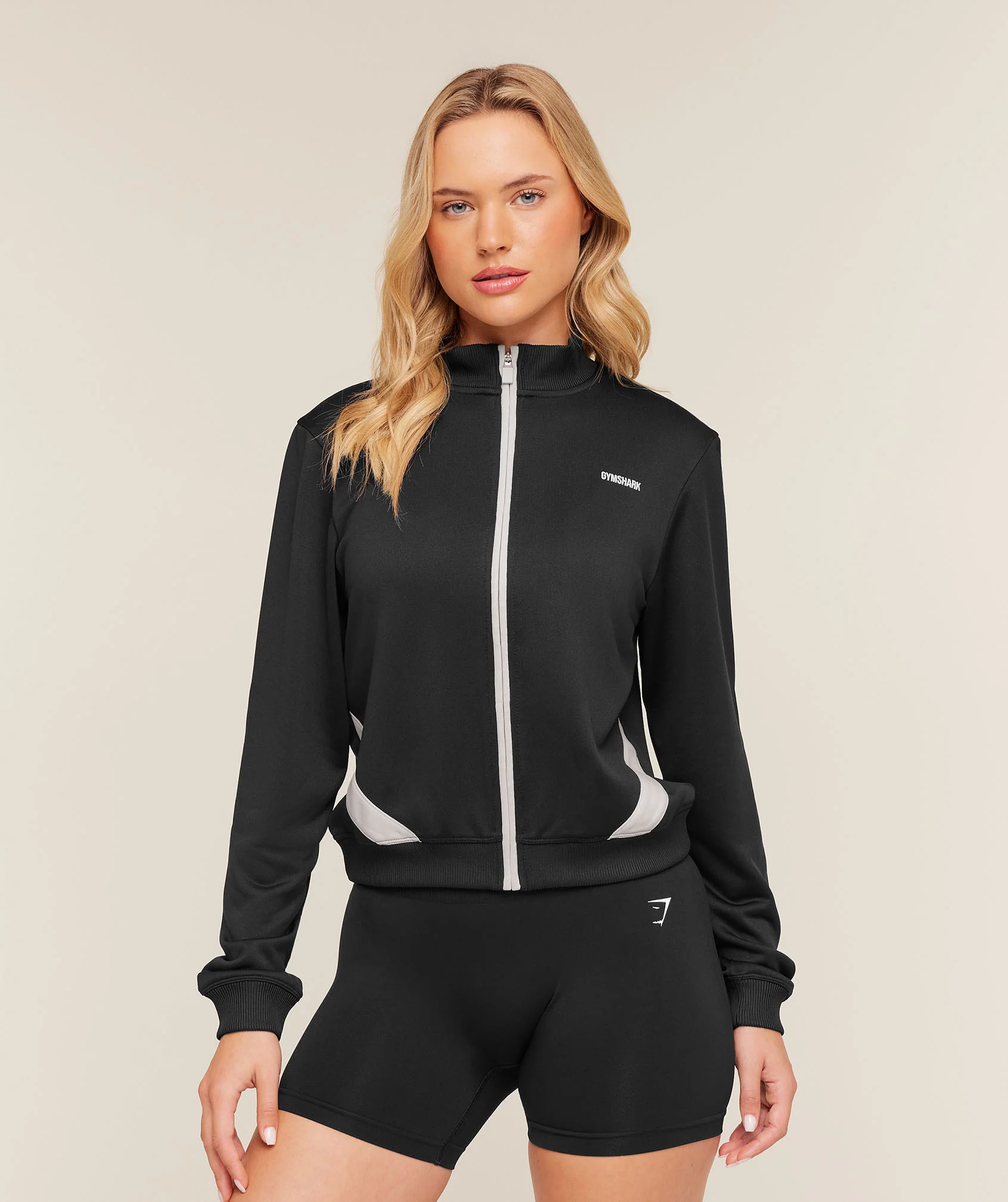 Veste zippée légère en tricot Gymshark pour l'entraînement