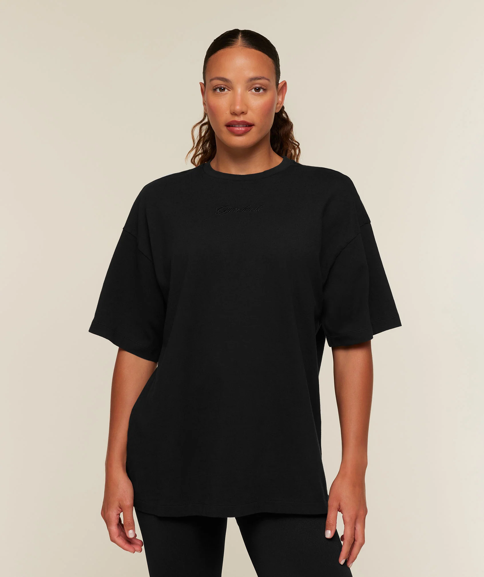 Appliqué T-skjorte Oversized Fit Bomull Rest Day Tee