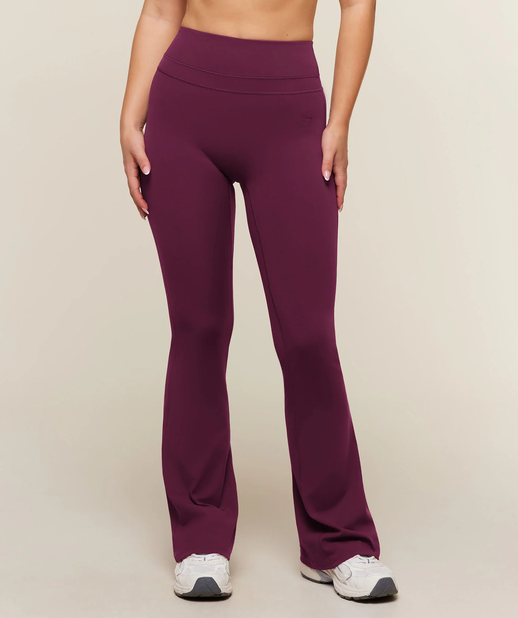 Whitney High-Rise Mini Flare Short Leggings in ButterSmooth Fabric