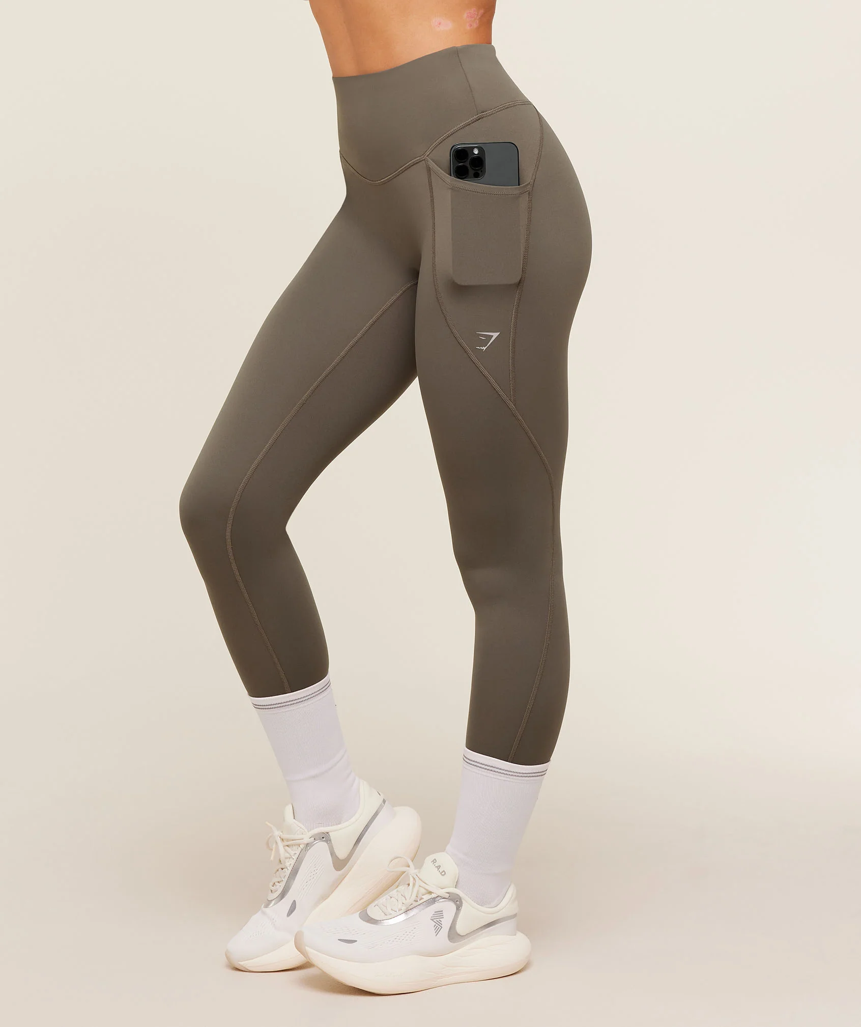 Gymshark Running Pocket Leggings High Waisted With Pockets