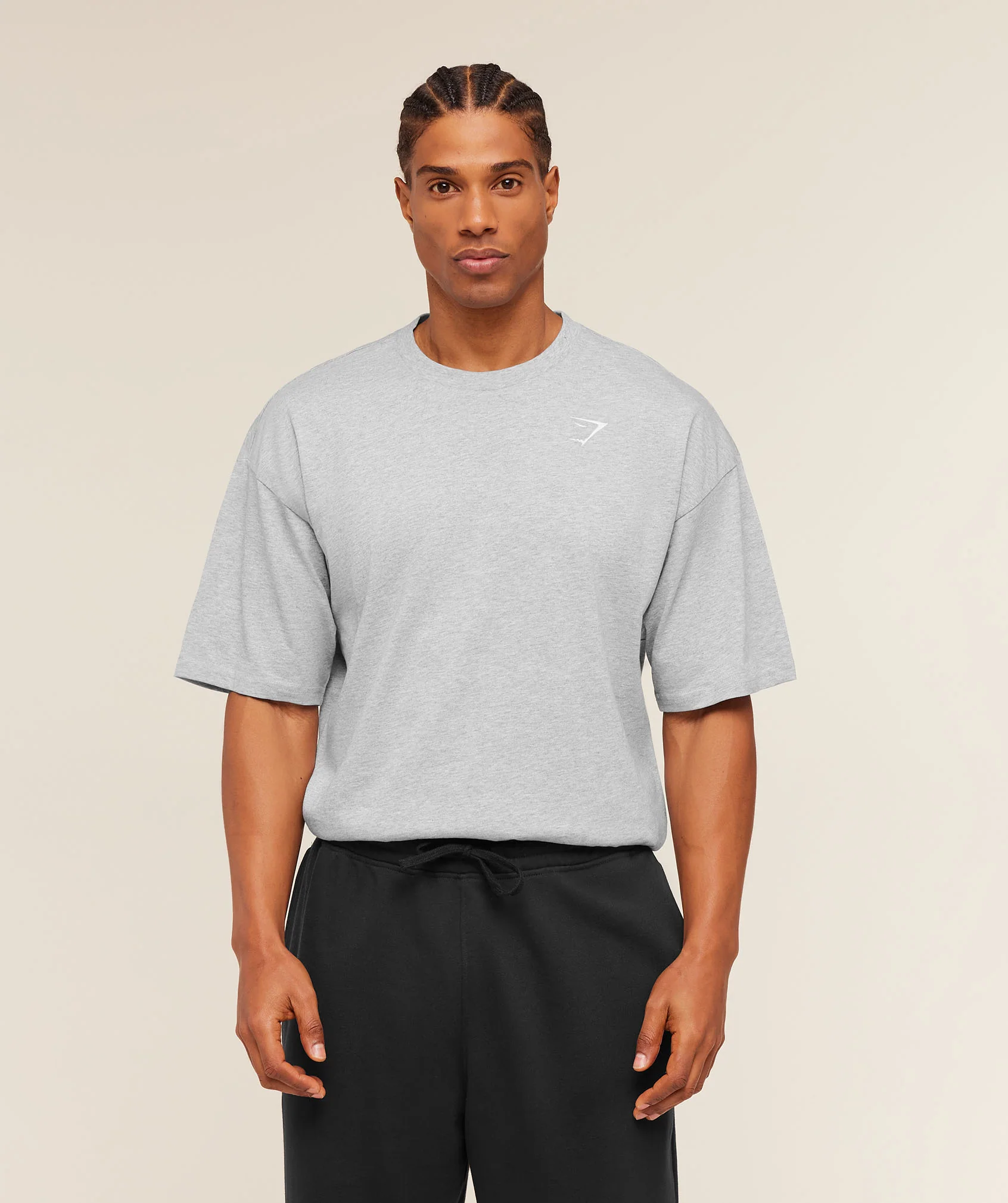 Gymshark Crest Oversized T-Shirt Soft Cotton Gym and Rest Day Tee