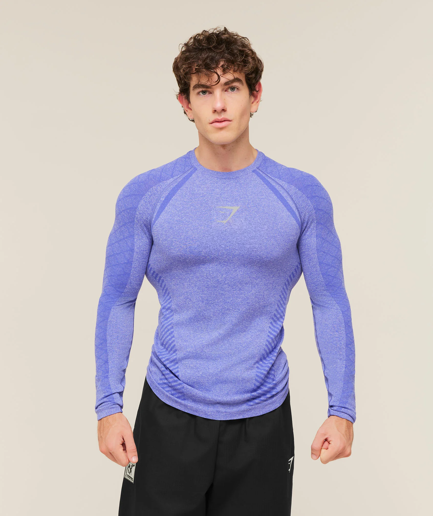 Gymshark Devant Seamless Long Sleeve T-Shirt Slim Fit