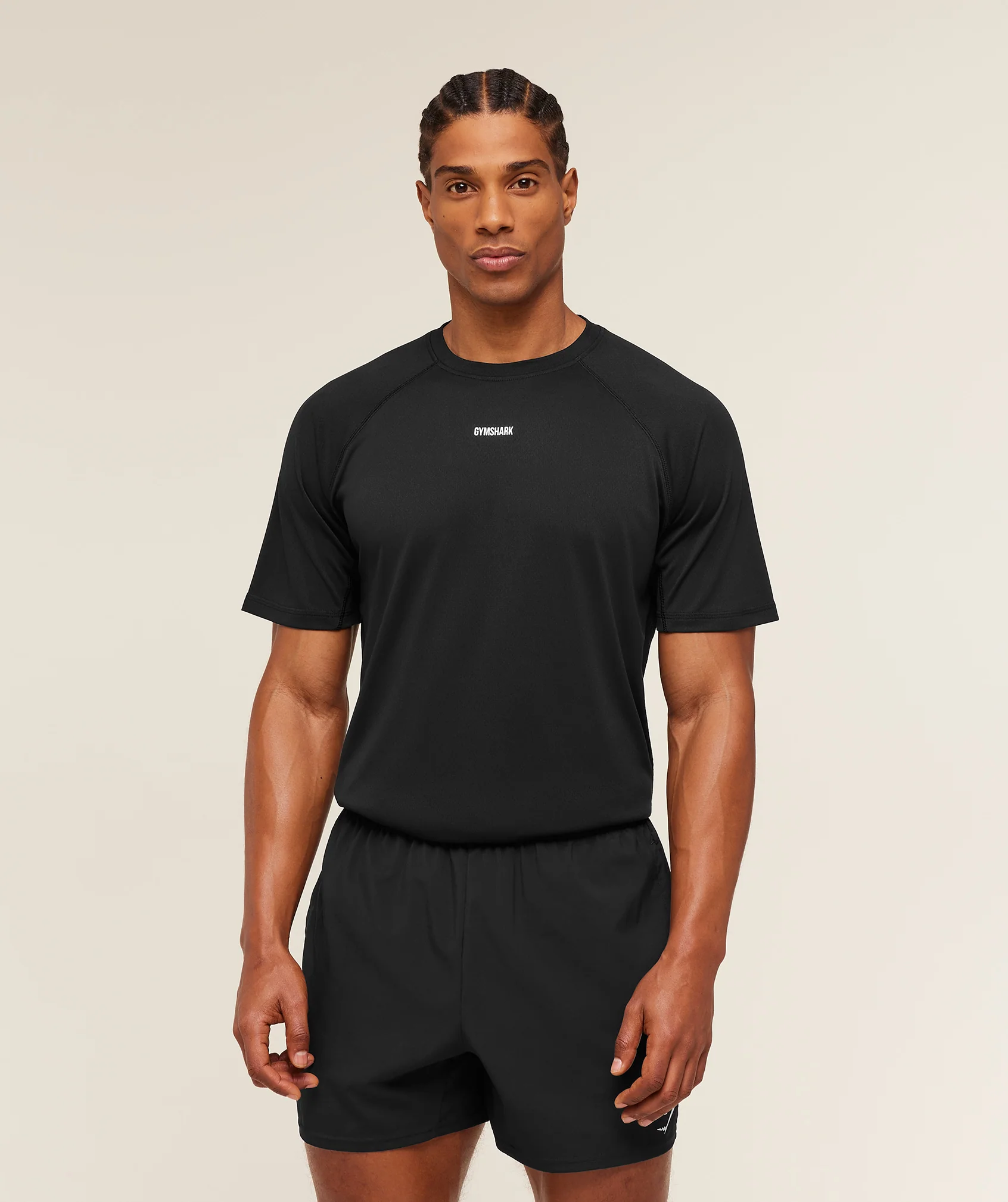 Gymshark Train T-Shirt Black Short Sleeve Training Top