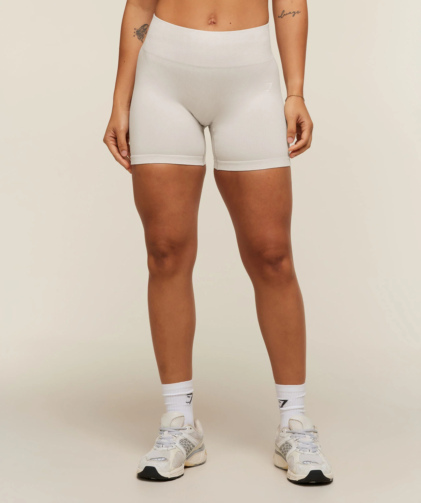 Gymshark Adapt Animal x Whitney High-Rise Shorts in Grey