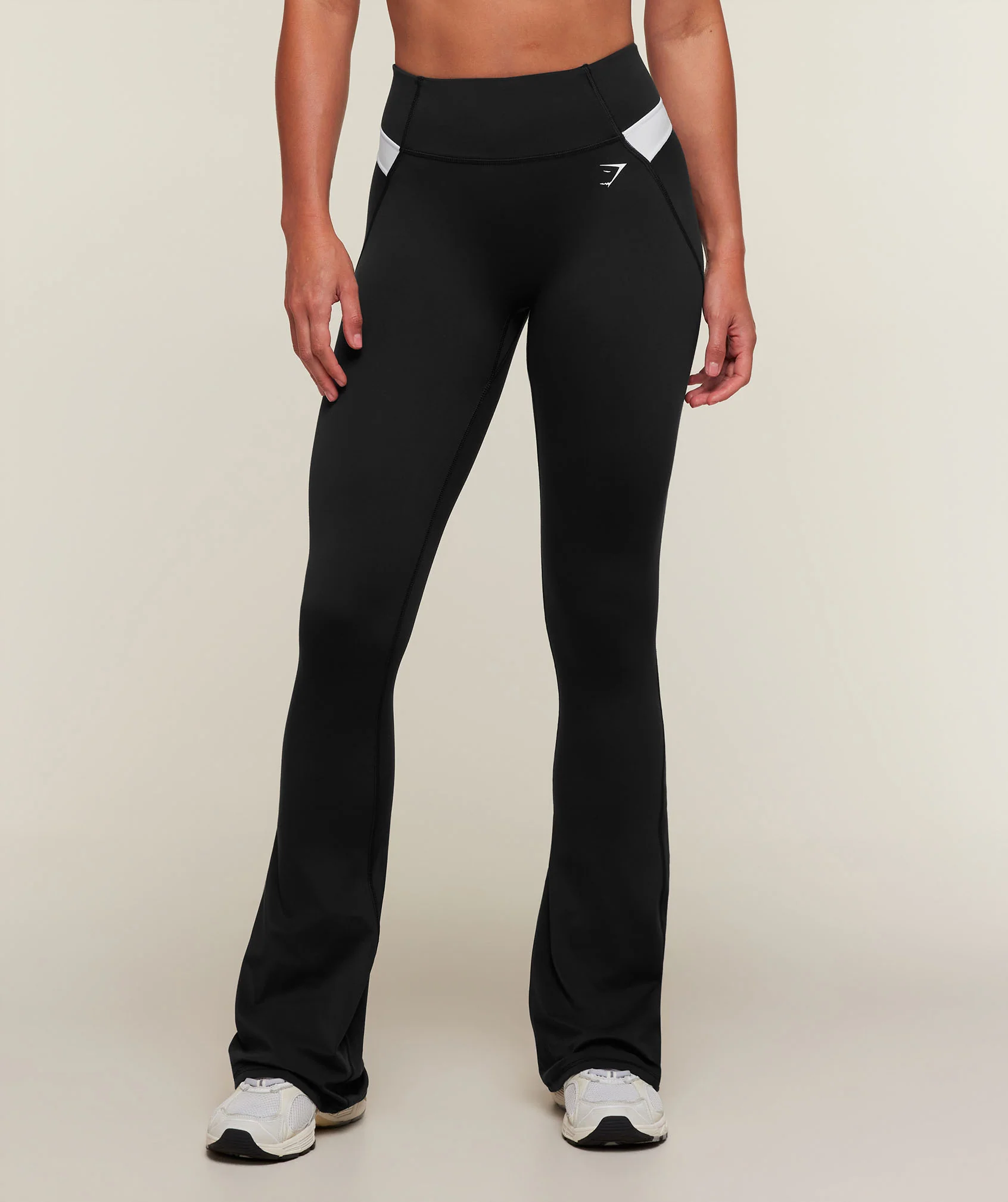 Gymshark Edge Dipped Flared Leggings High Rise Squat Proof Gym Leggings