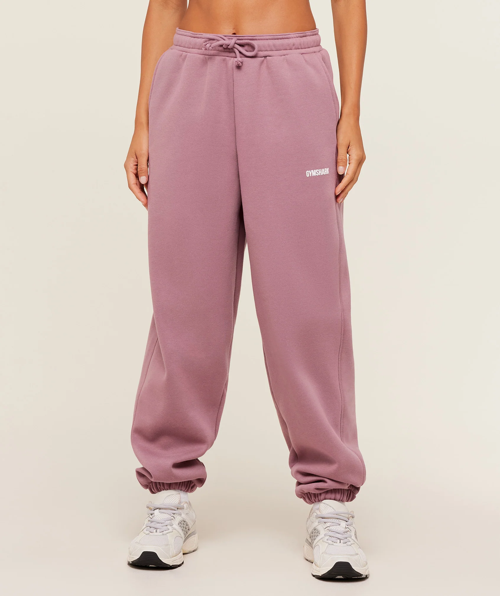 Cosy Luxe Cuffed Joggers with External Drawcord and Pockets