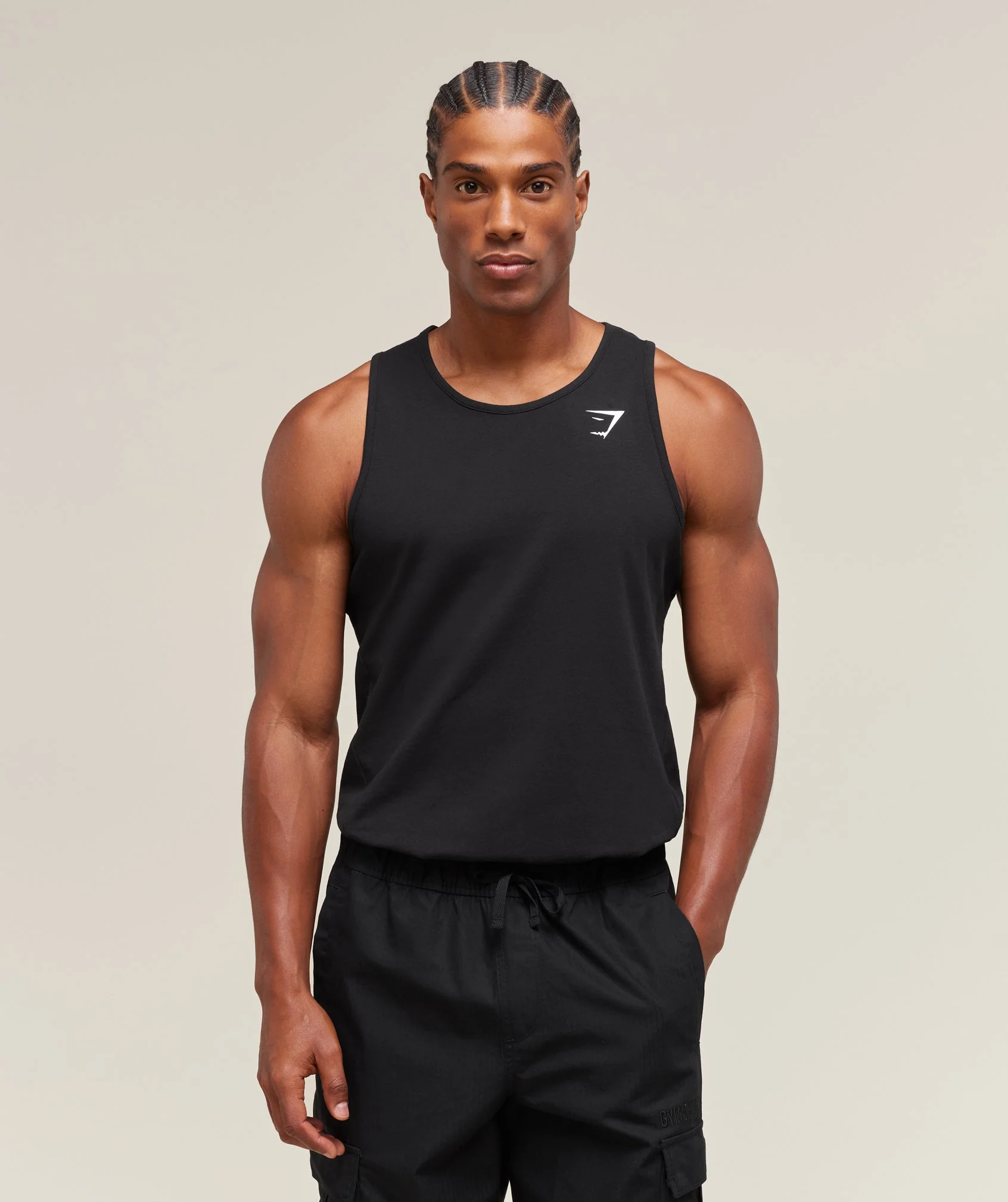 Gymshark Critical Tank Black Slim Fit Training Top