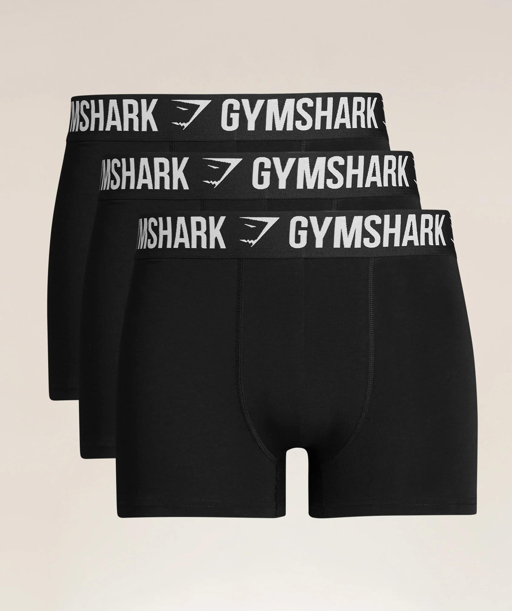 Boxer Brief 3-Pak Bomuld Stretch Body Fit Sort