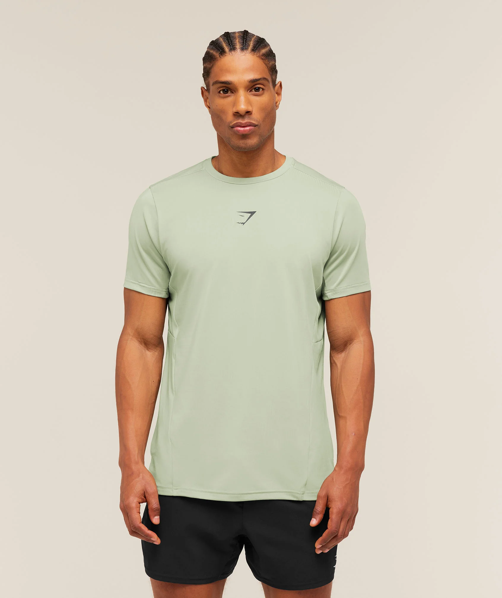 Gymshark Sport T-Shirt with Mesh Panels and Side Splits
