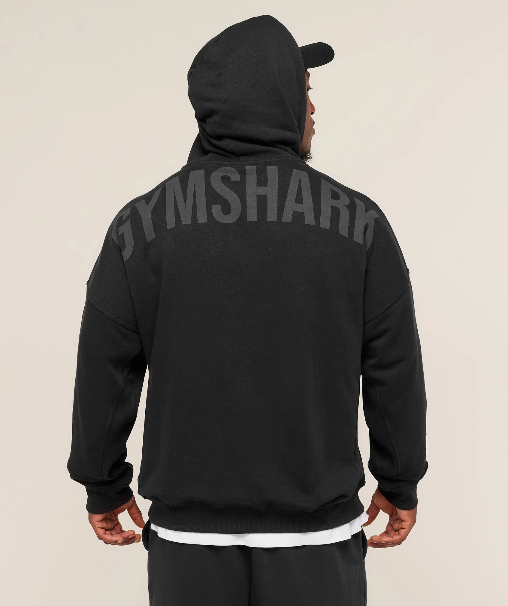 Gymshark Power Zip Up Hoodie Oversized Heavyweight Pullover