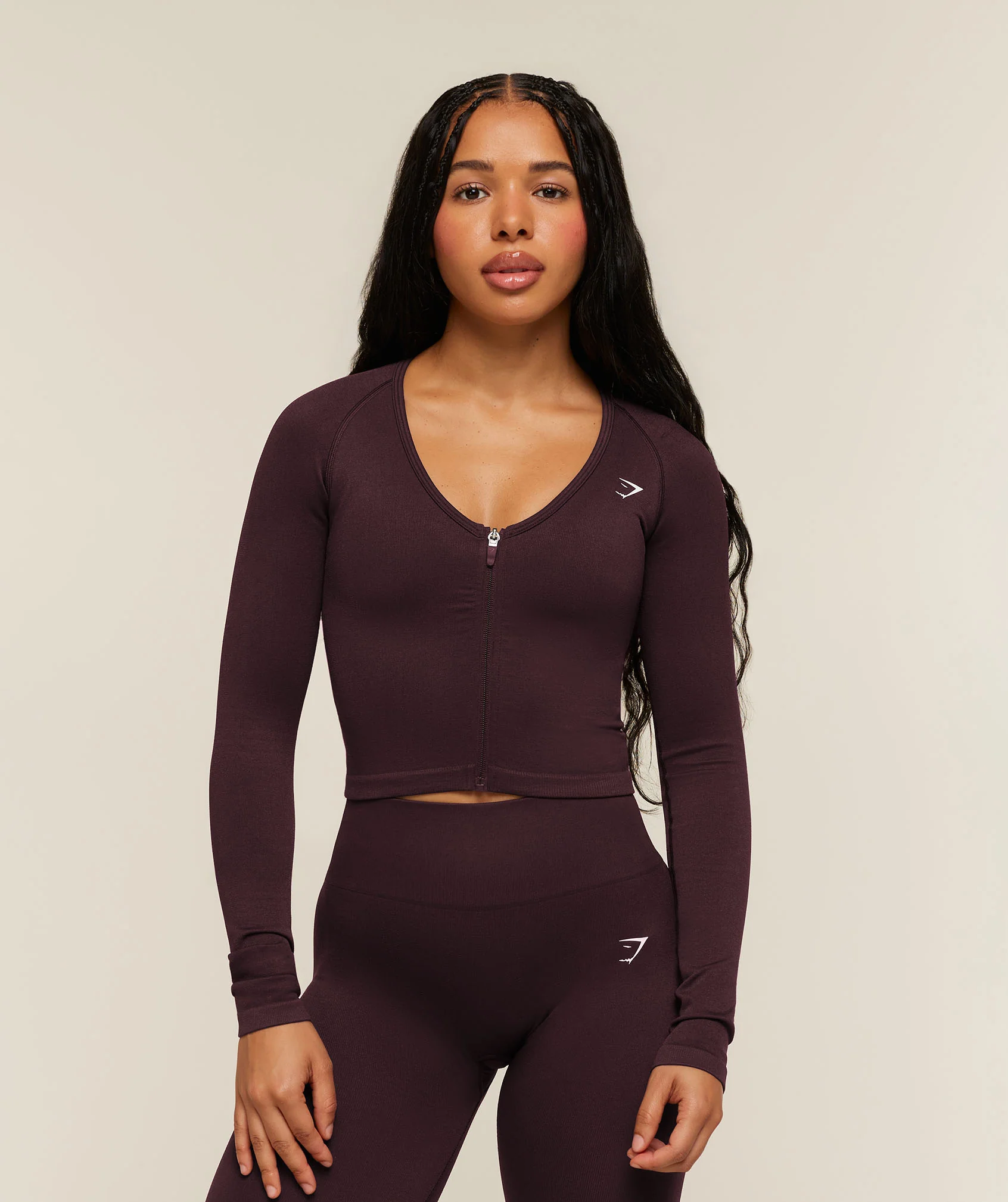 Veste zippée Gymshark Adapt Solid violette