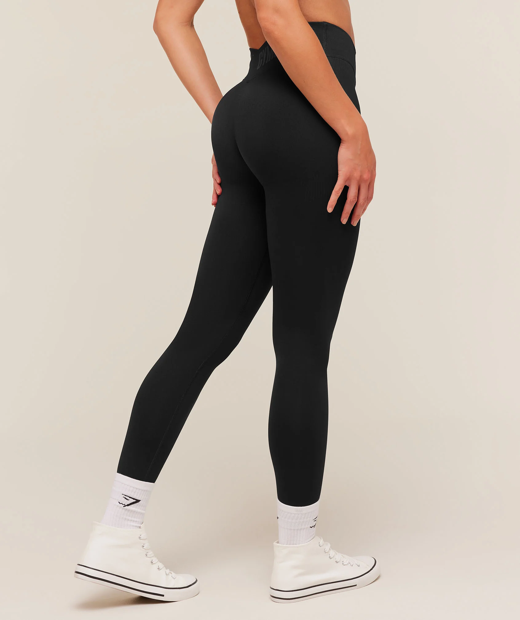 Gymshark Flex V4 High-Waisted Leggings with Crossover Waistband