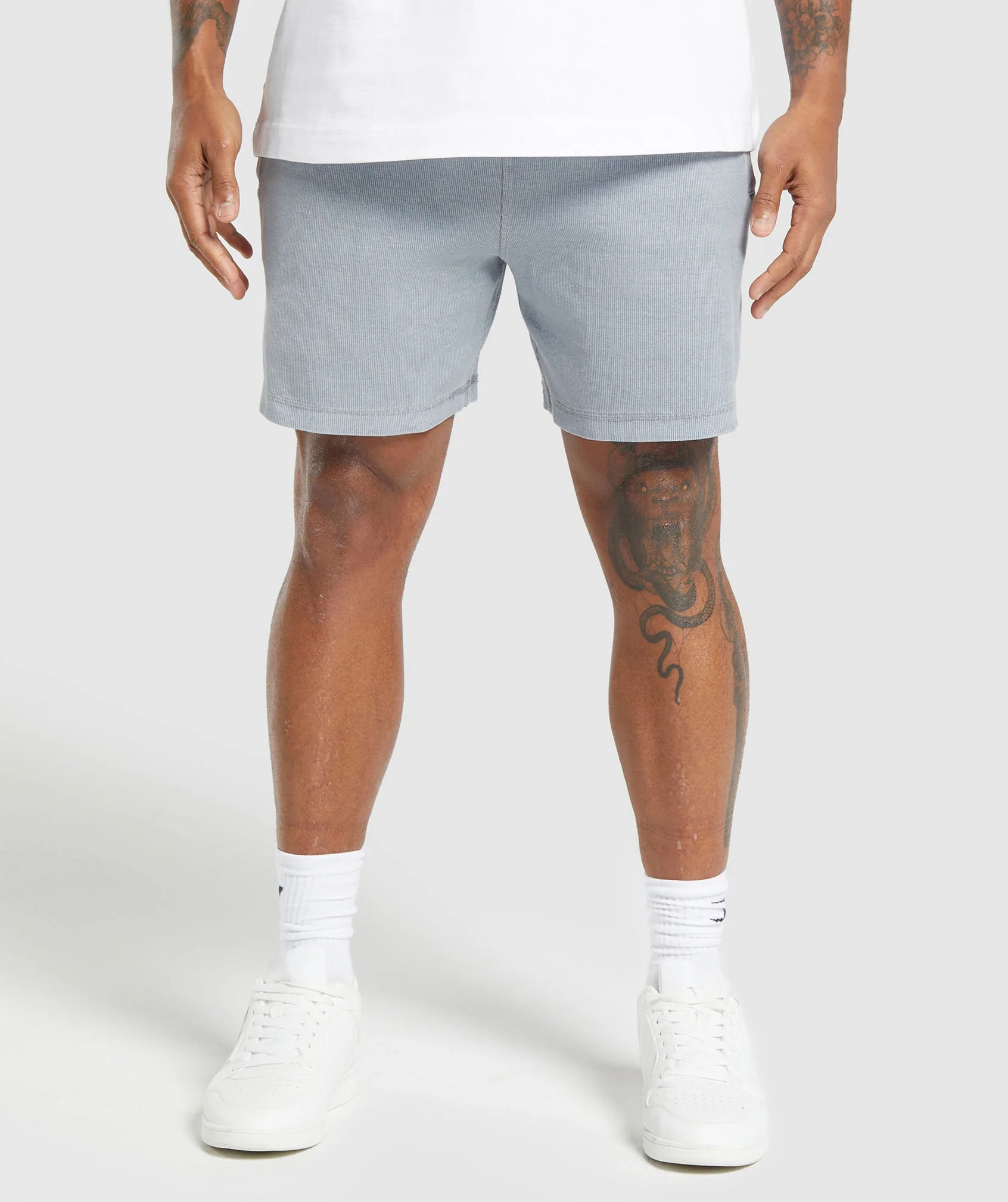 Gymshark Heavyweight Ribbed Shorts Oversized 5 Inseam