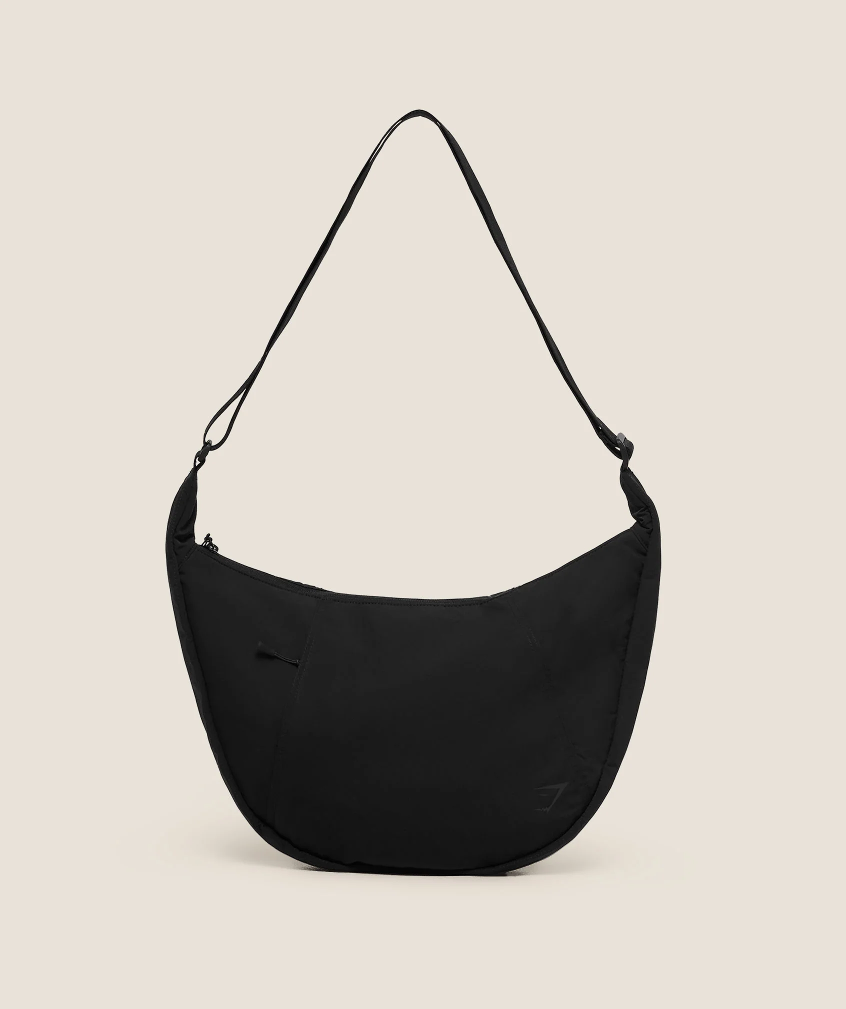 Large Pleat Crossbody Bag with Adjustable Strap