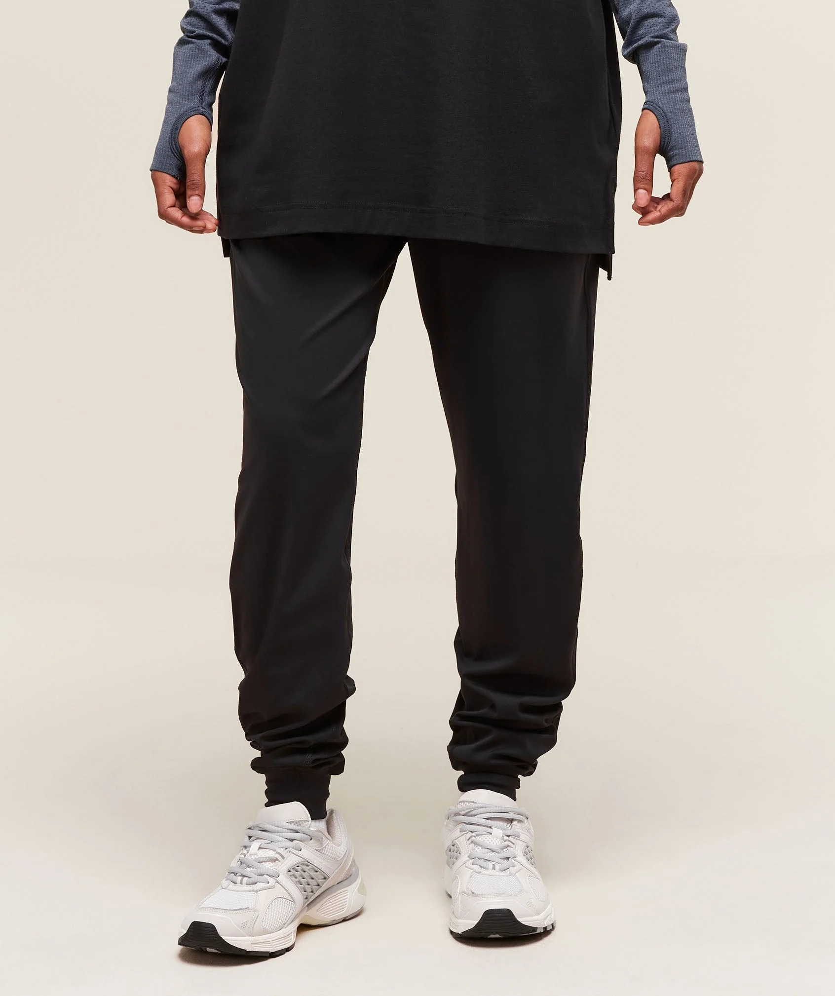 Covered Joggers Oversized Fit with Elasticated Waistband