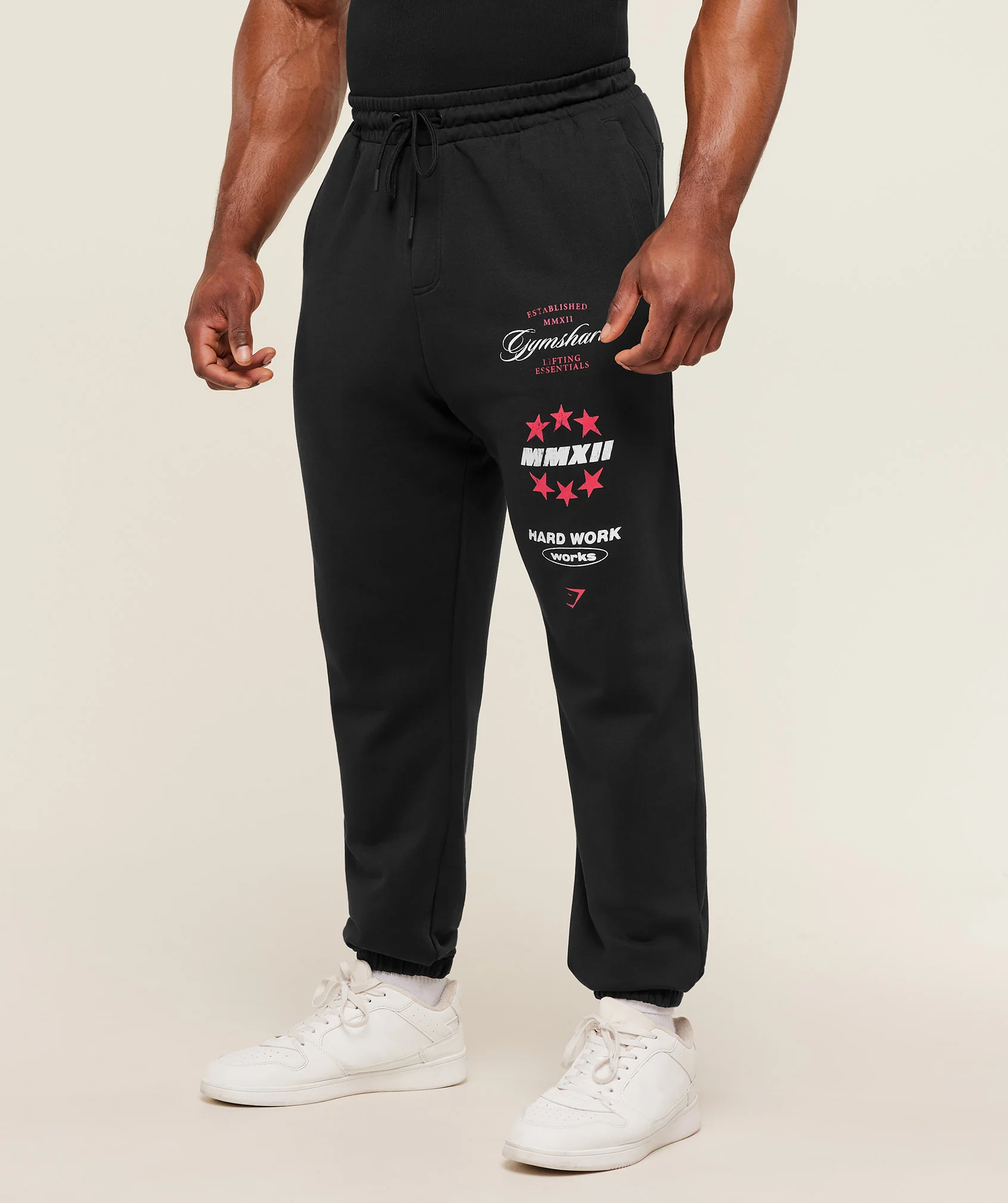 Global Lifting Graphic Pants in Loopback Sweat Fabric