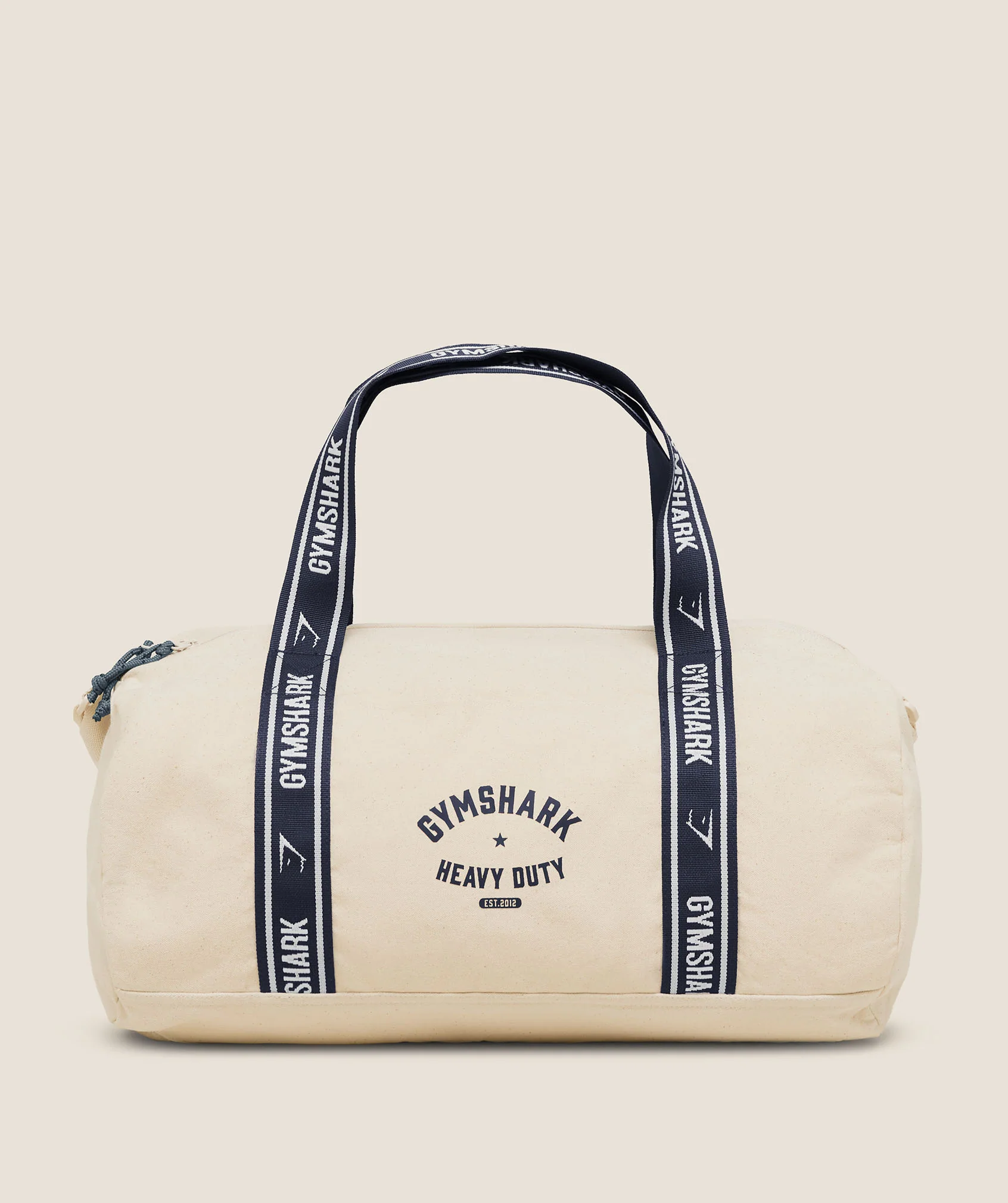 Logo Duffle Bag with Shoulder Strap and Top Handles