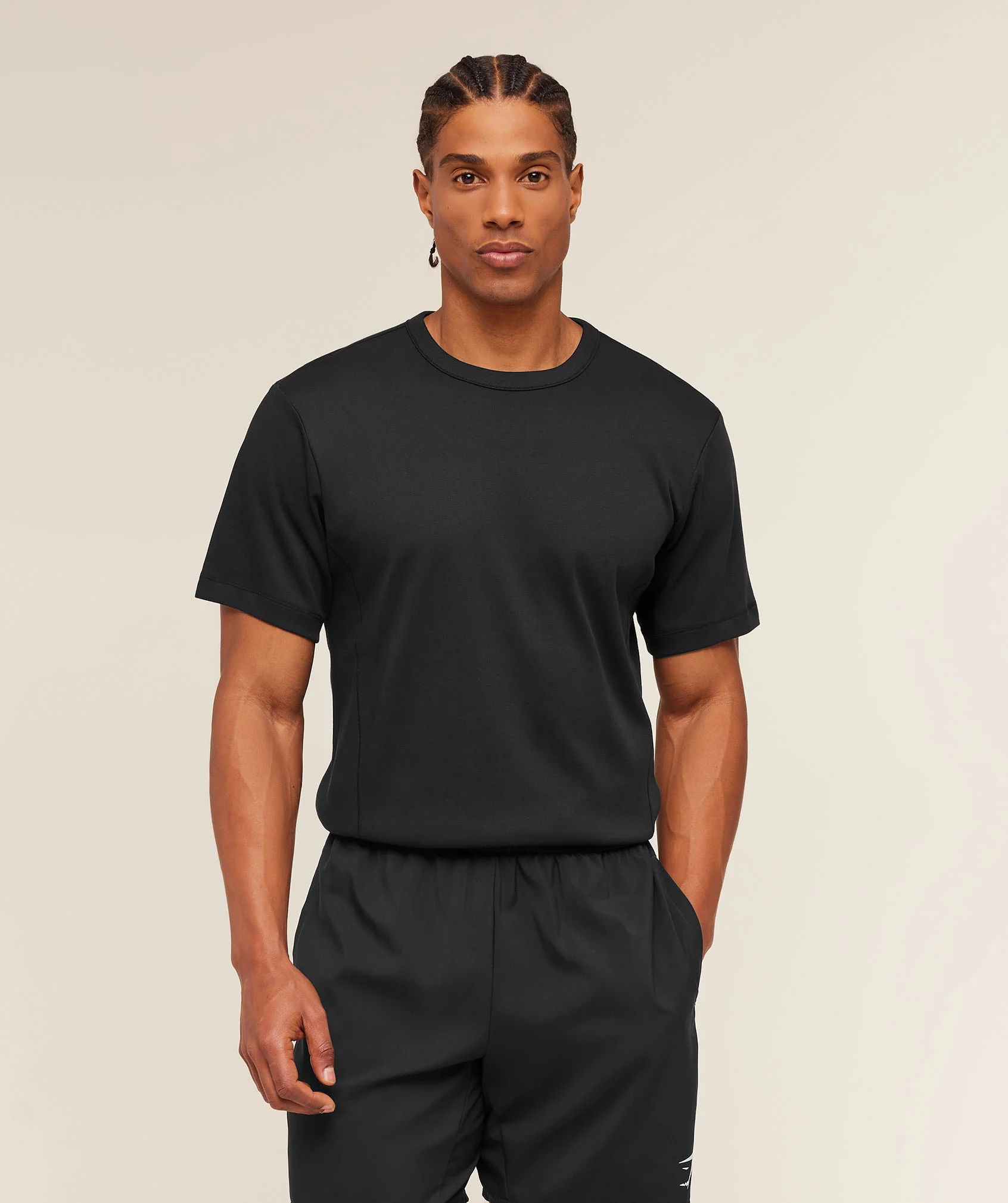 Off Duty T-Shirt in Organic Cotton with Embroidered Logo