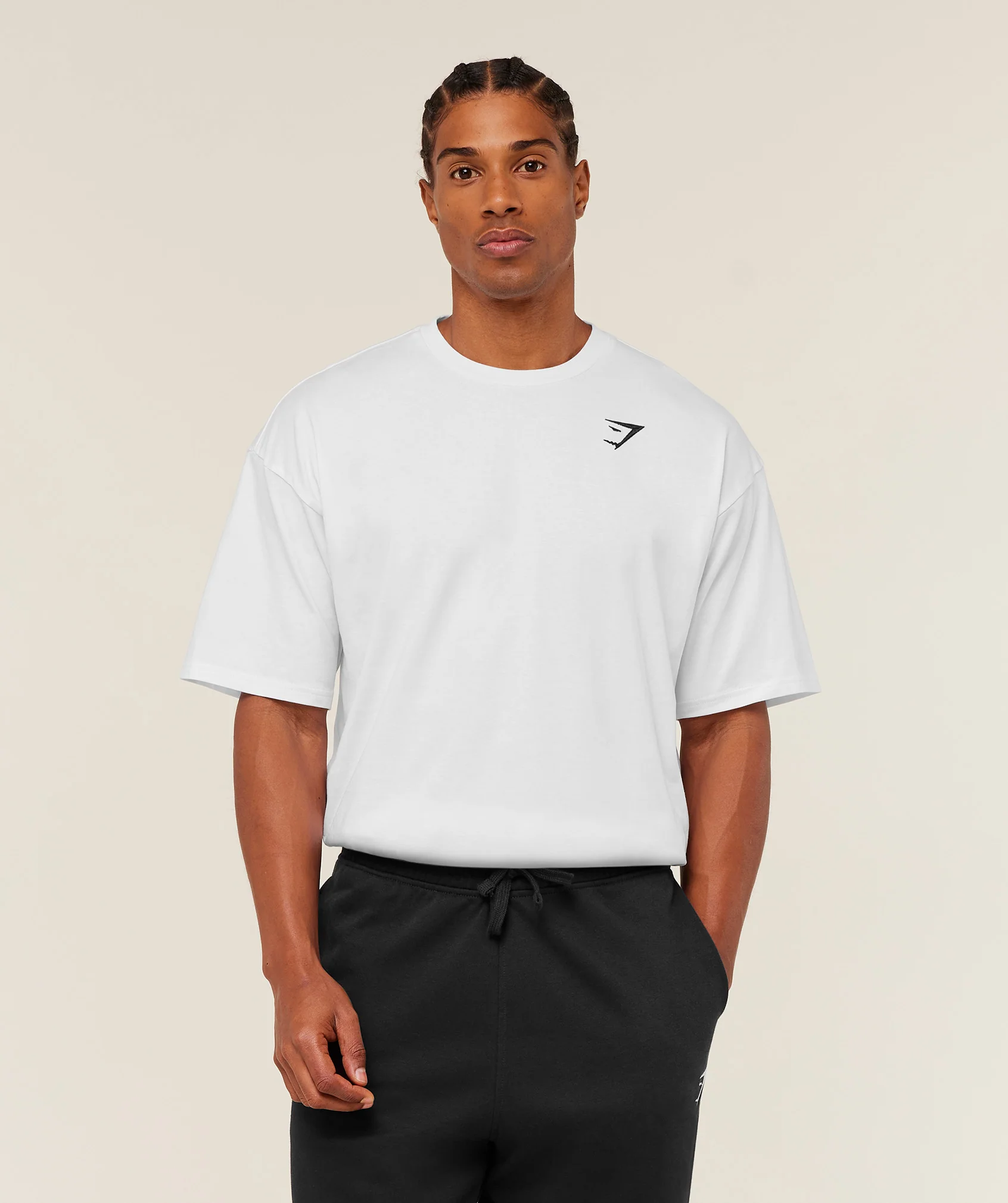 Gymshark Crest Oversized T-Shirt in Soft Cotton