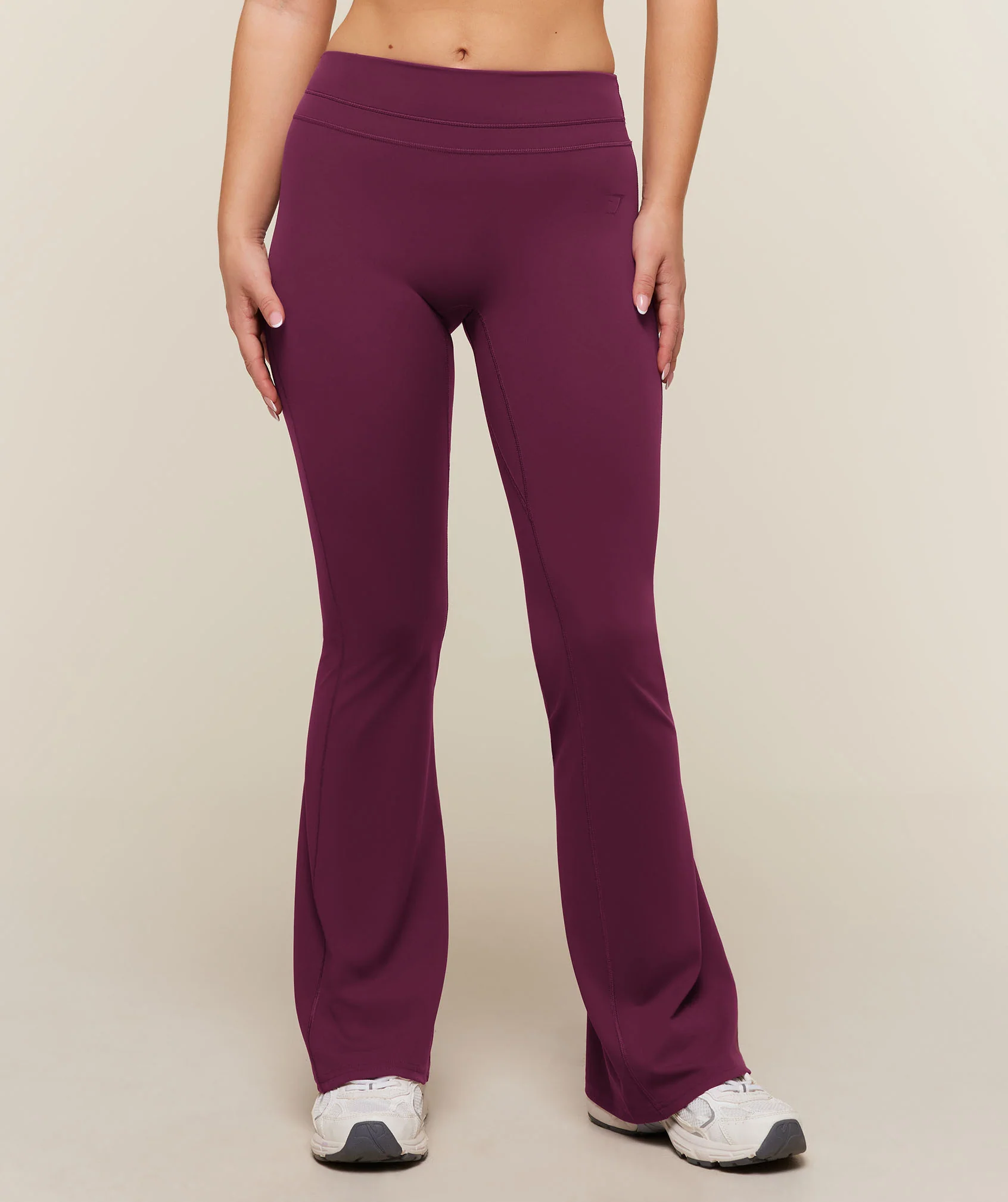 Gymshark Whitney Mid-Rise Mini Flare Short Leggings in ButterSmooth