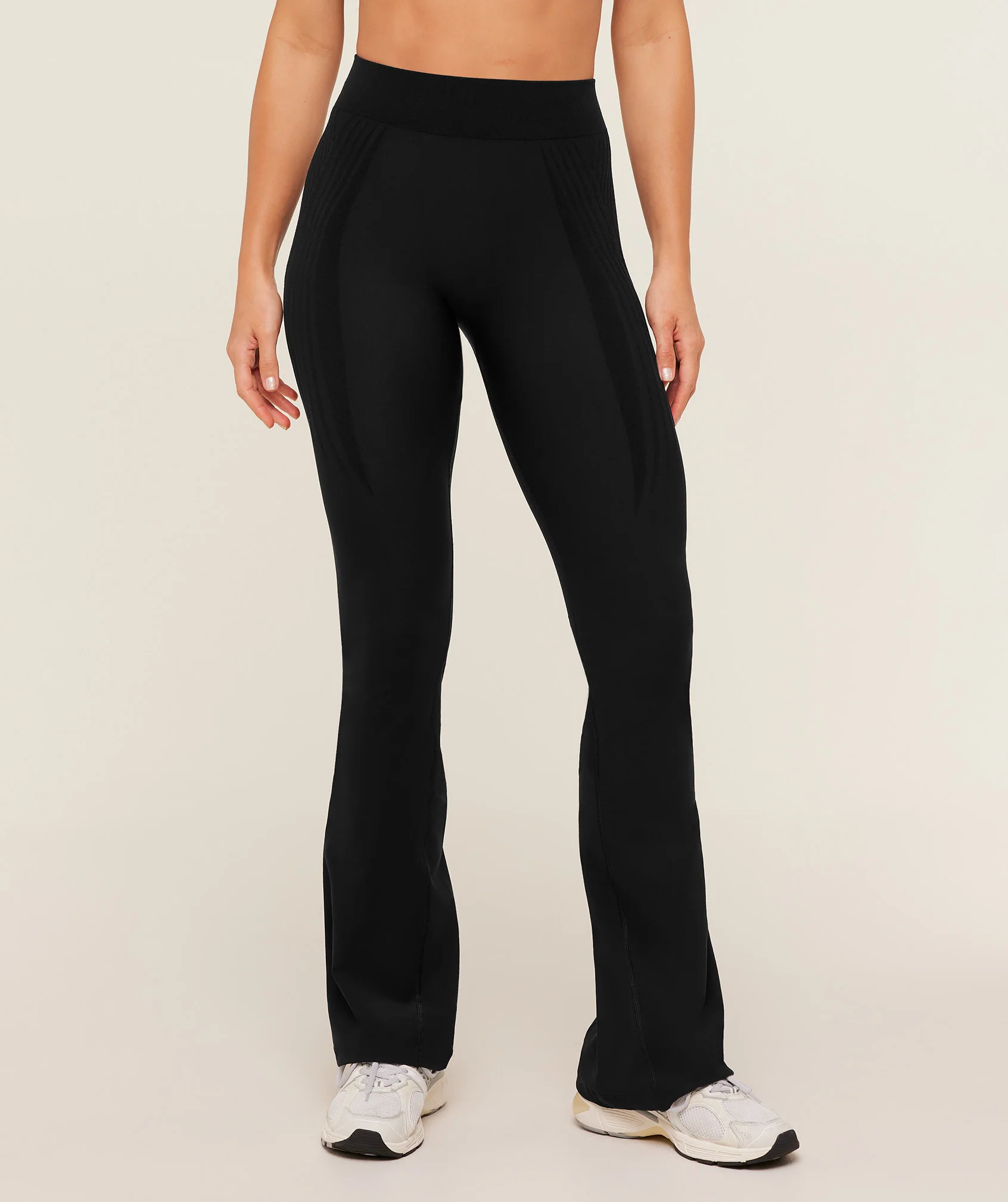 Gymshark Selective Terry Flared Legging in Black