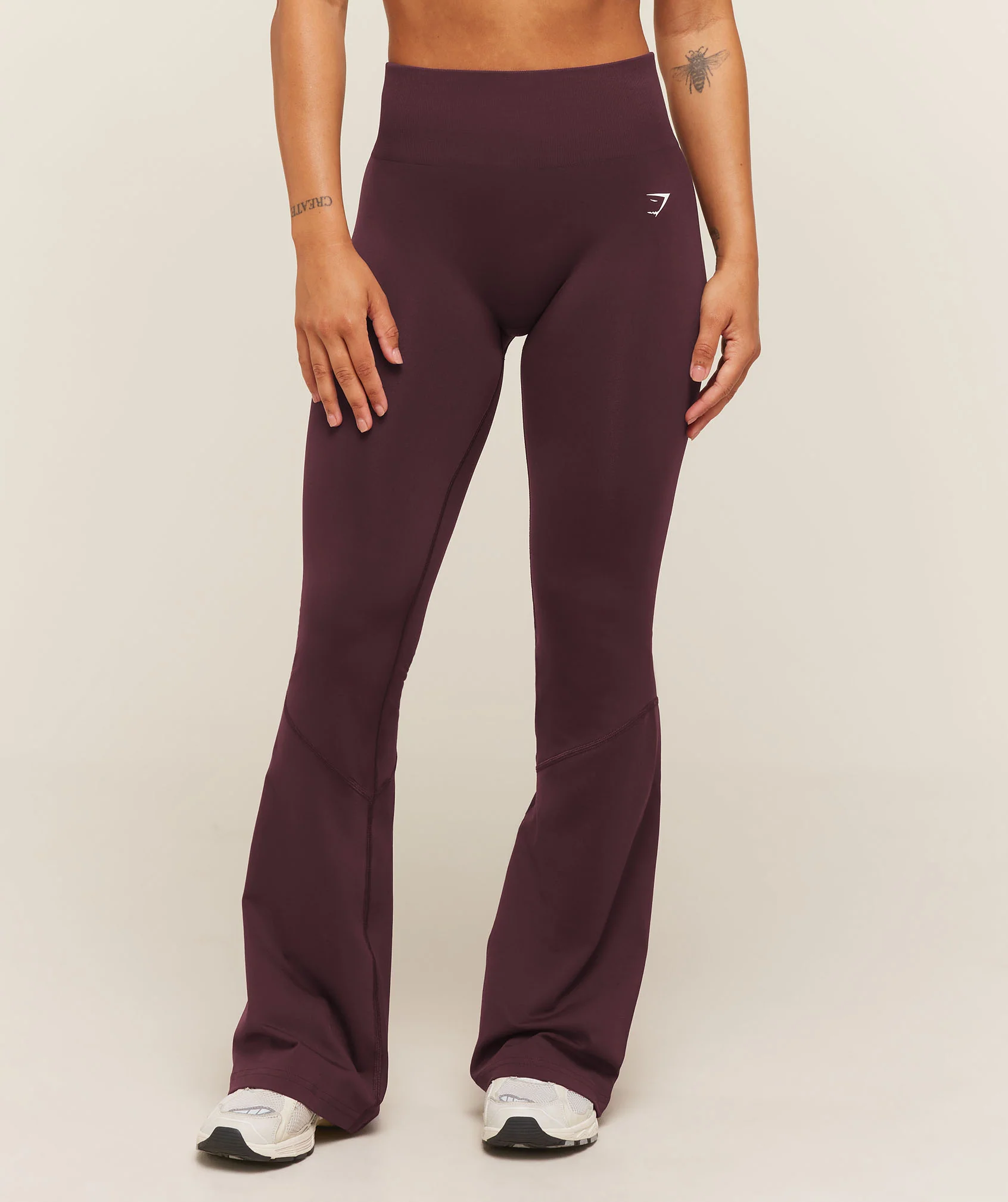 Everyday Seamless Flared Leggings, High-Waisted Seamless Gym Leggings