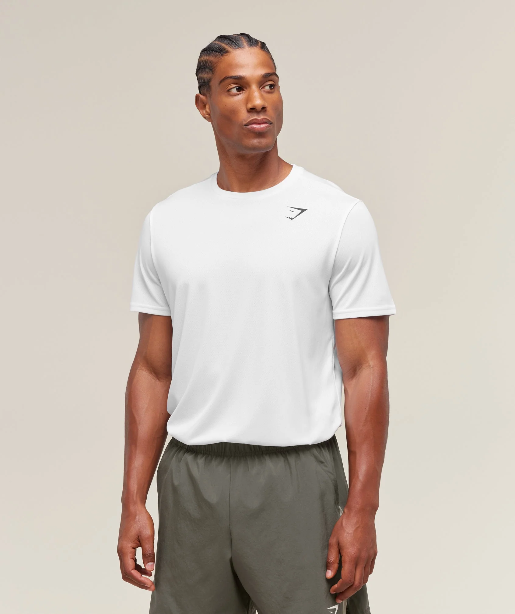 Arrival Regular Fit T-Shirt in White for Daily Training