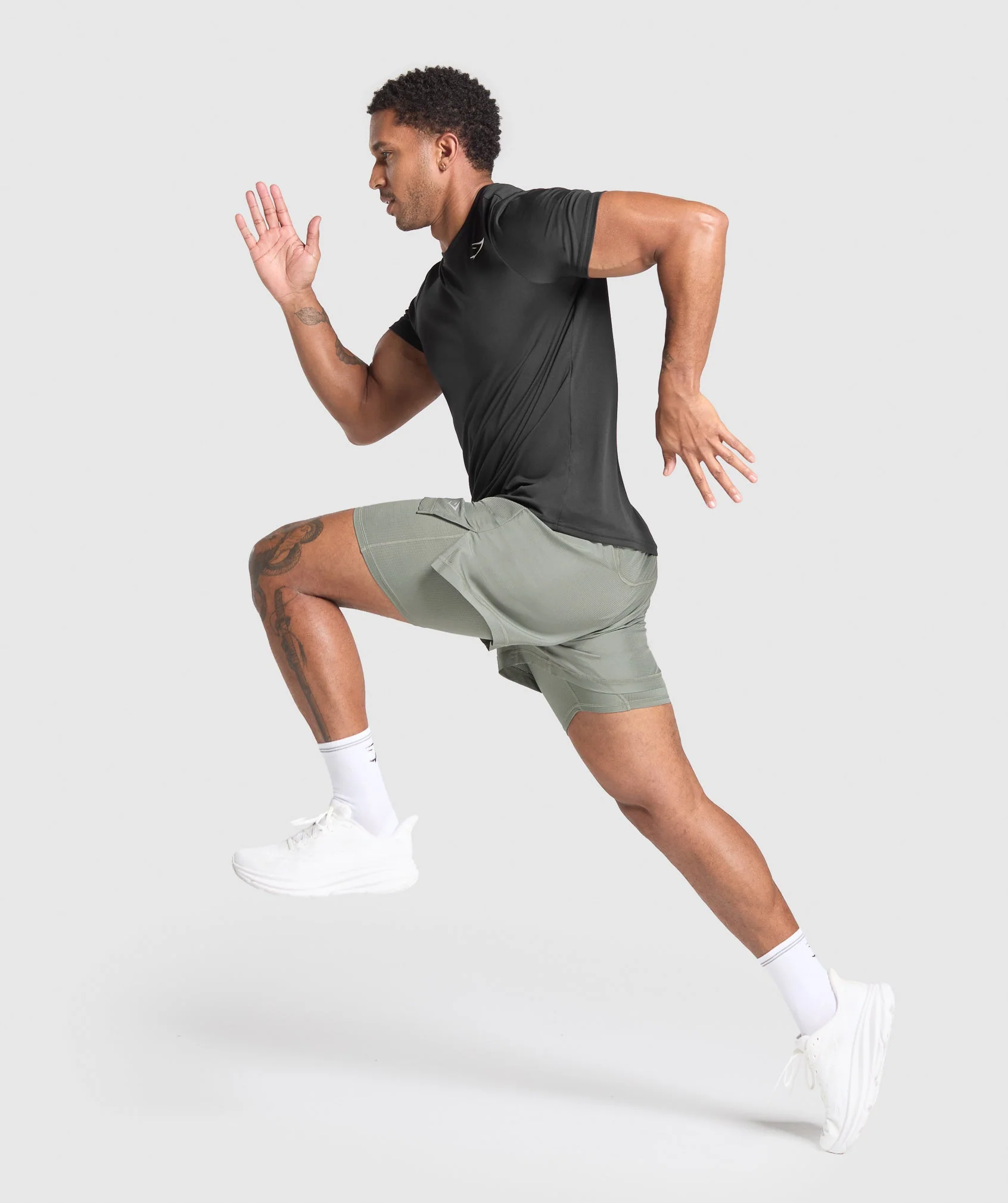 Gymshark Running 2-in-1 Shorts with Built-In Liner