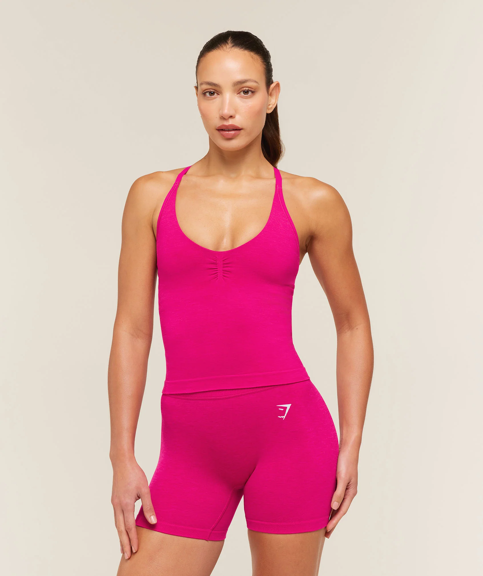 Gymshark Relay Tank with Built-In Shelf and Racerback