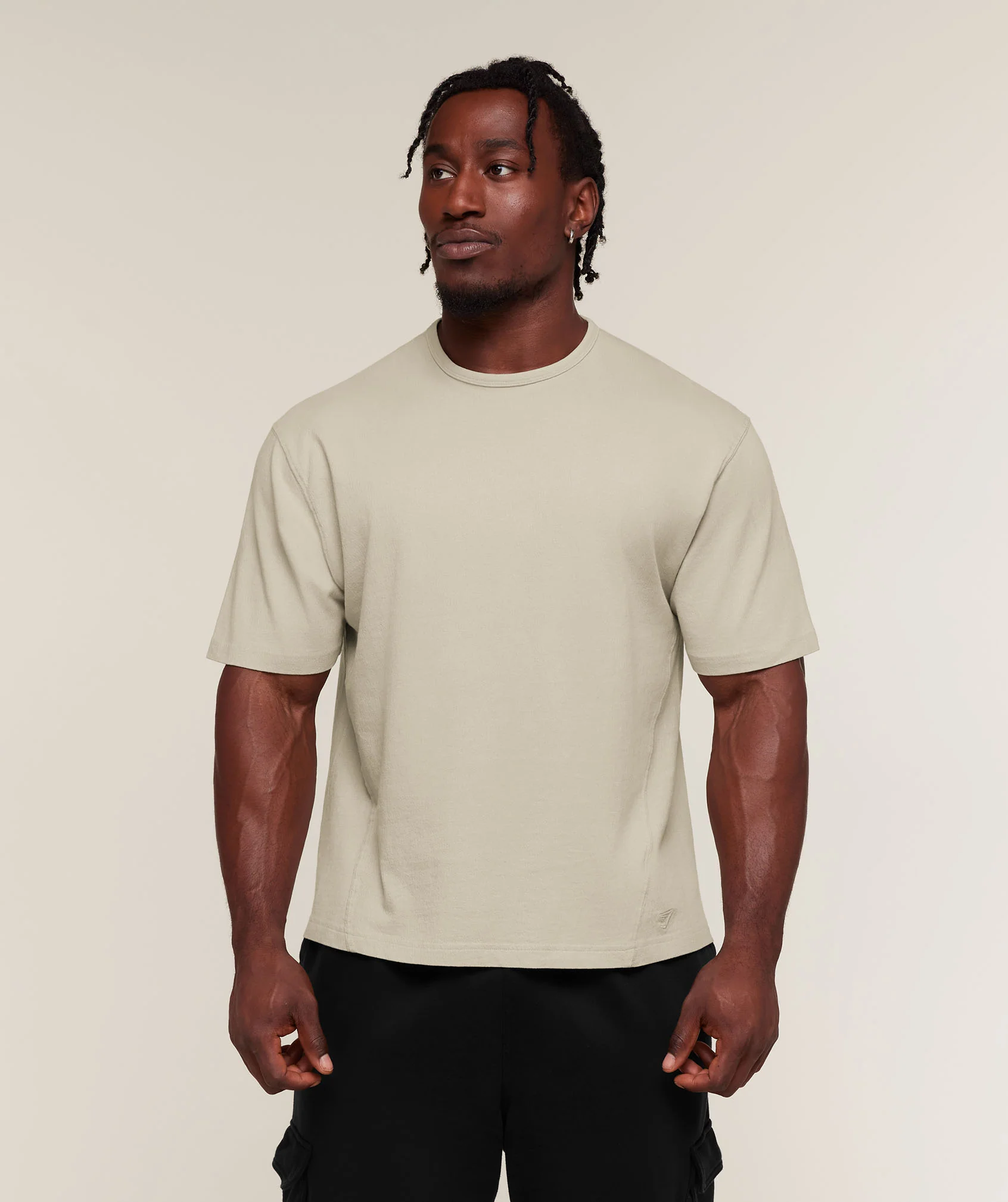 Washed Lifting T-Shirt in Comfy Cotton with Oversized Fit