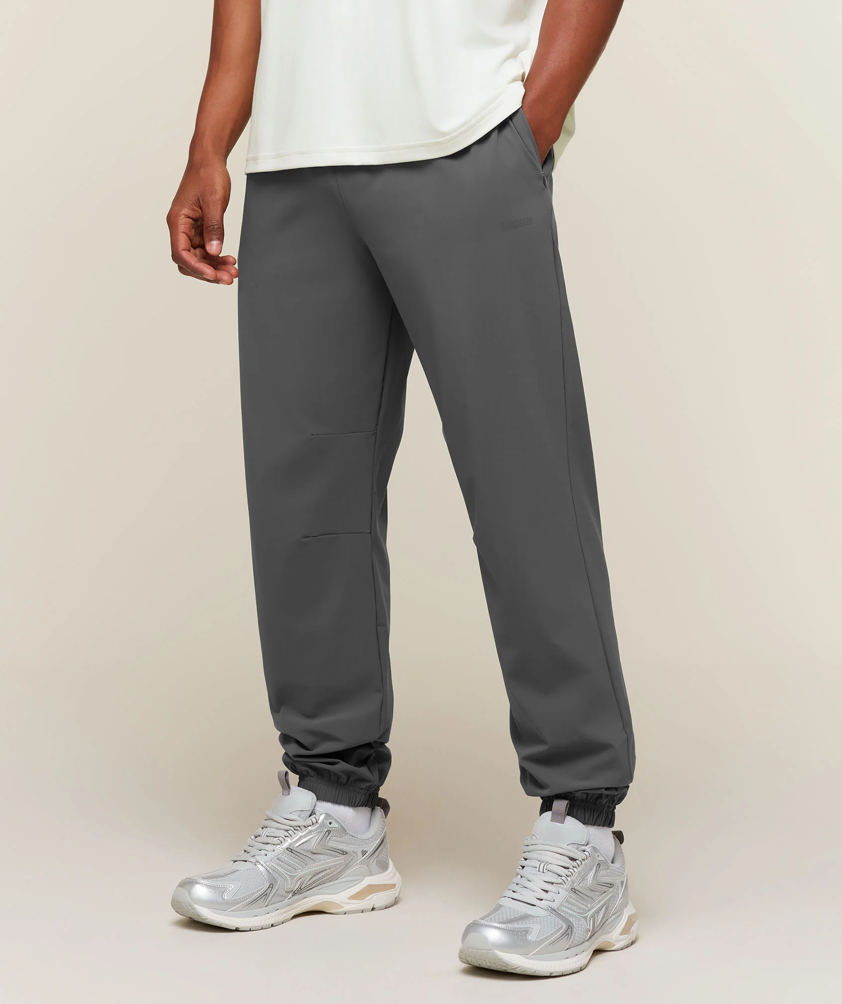 Gymshark Campus Crest Cuffed Woven Pant for Everyday Wear