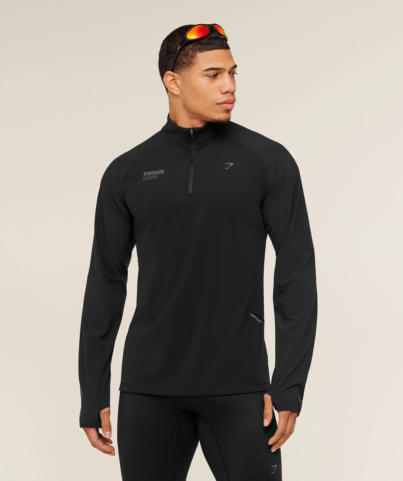 Gymshark Running Elite 1/4 Zip Pullover for Cold Runs