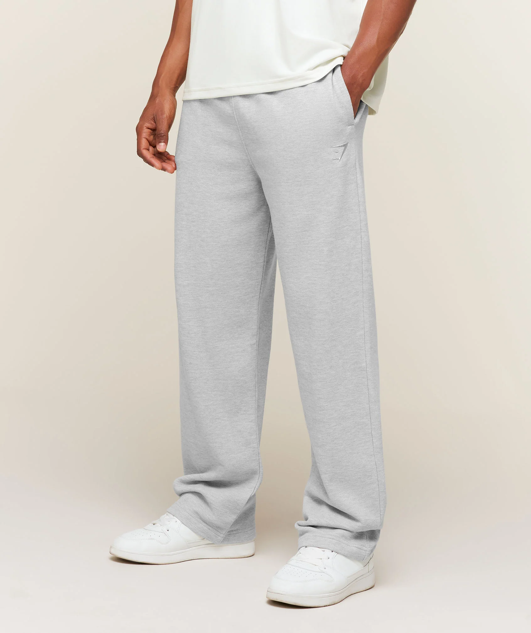 Campus Crest Wide Leg Sweatpant in Soft Fleece